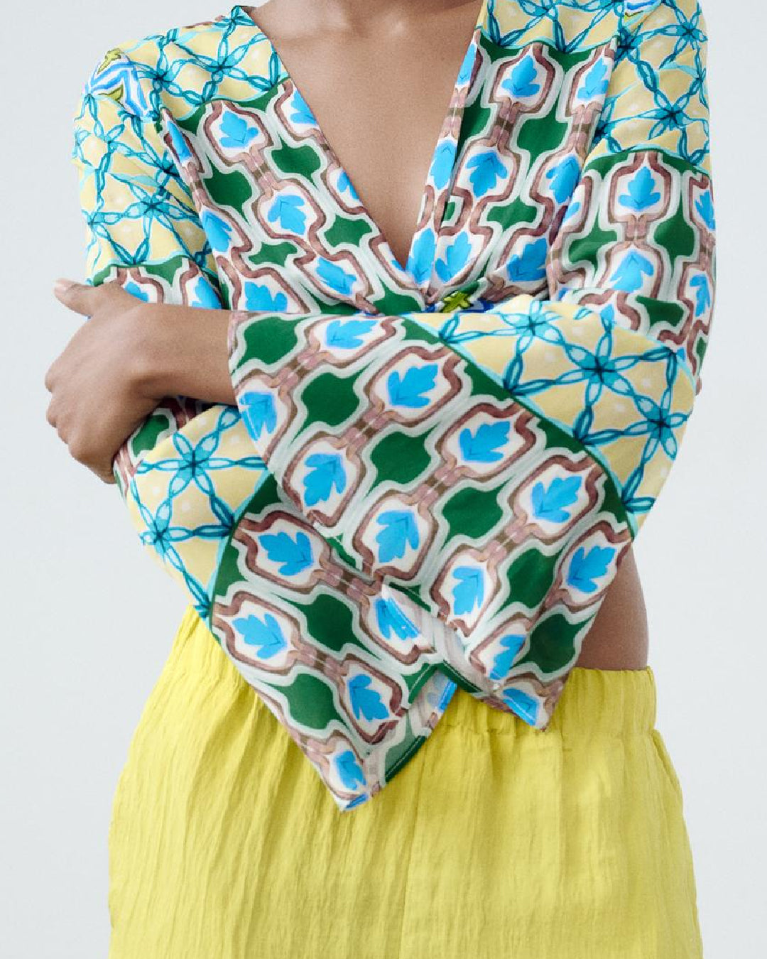 Crop Top Estampado Zara