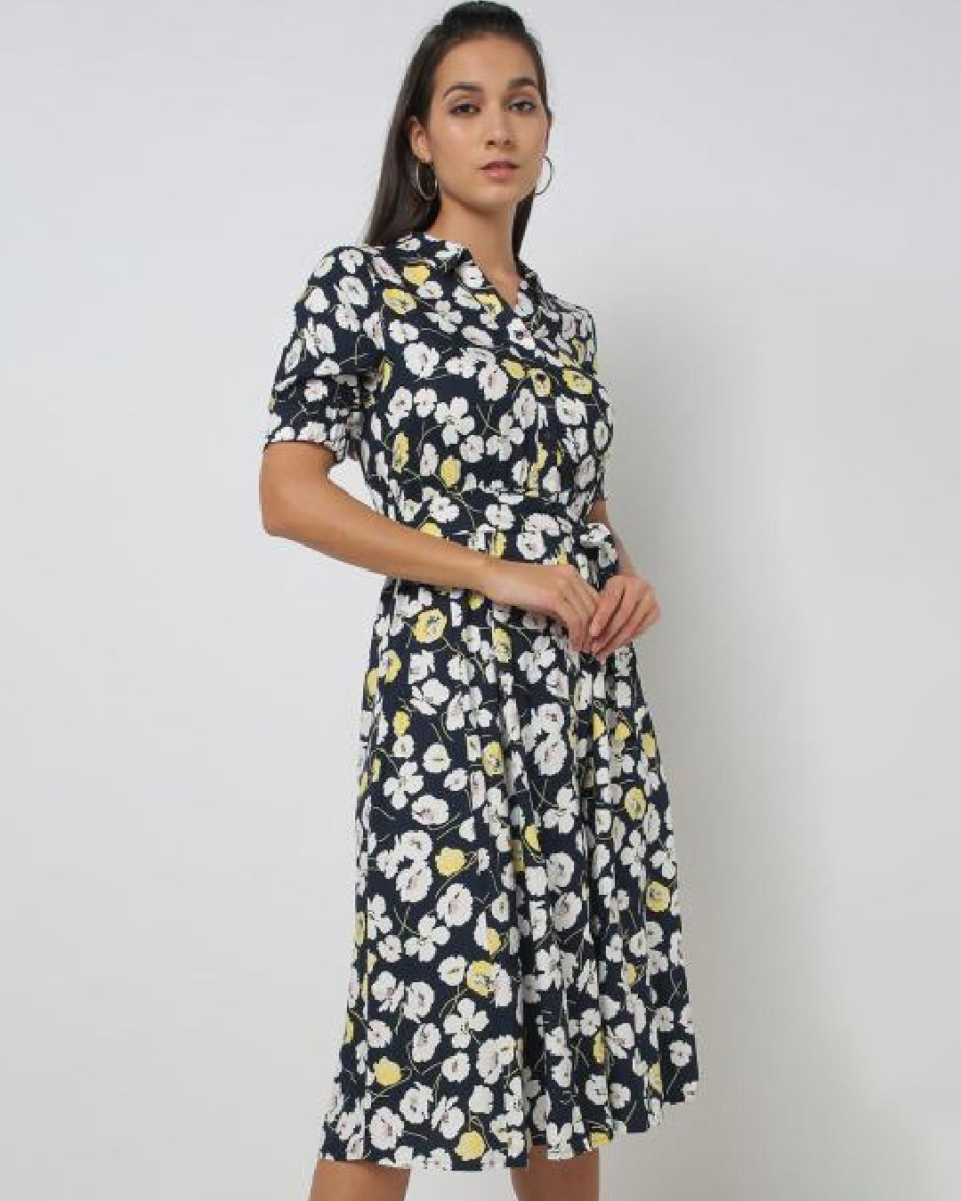Vestido floral Ann Taylor
