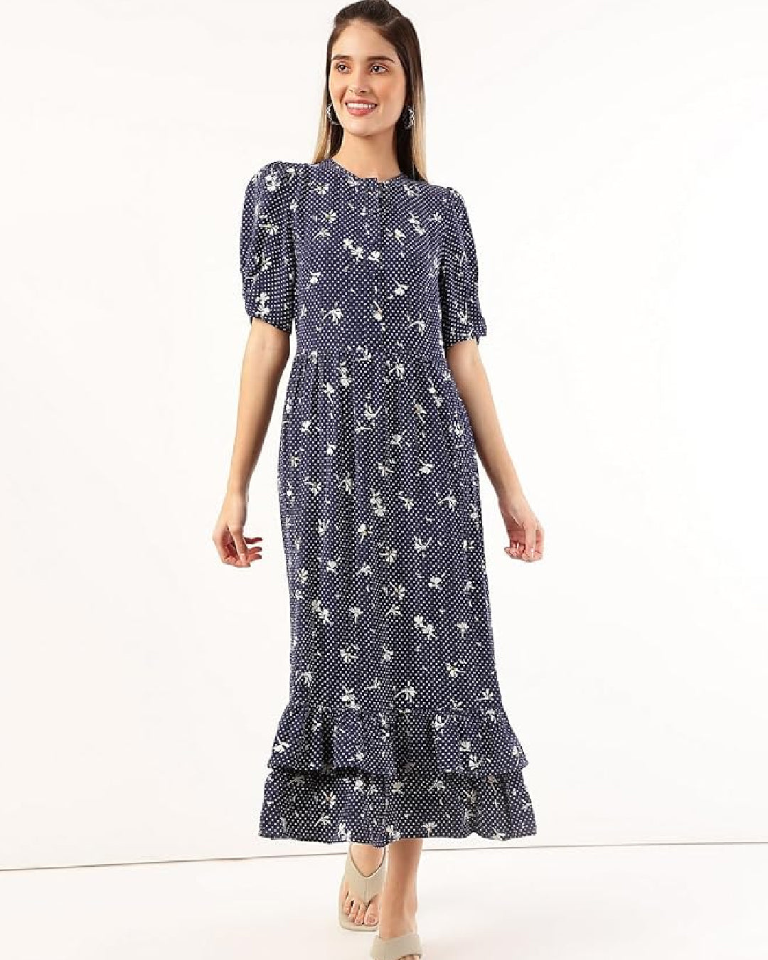 Vestido estampado Marks & Spencer