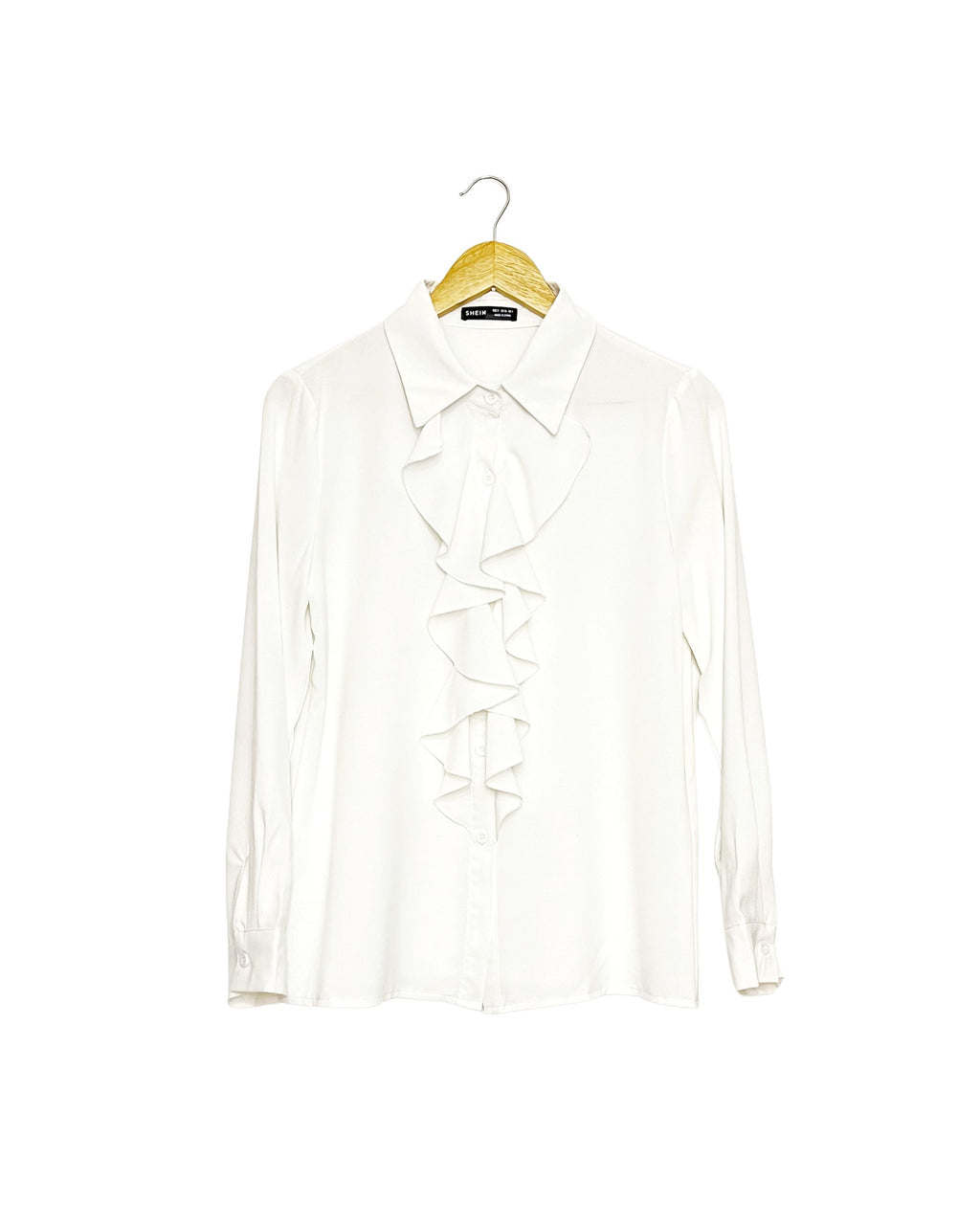 Camisa con vuelos SHEIN