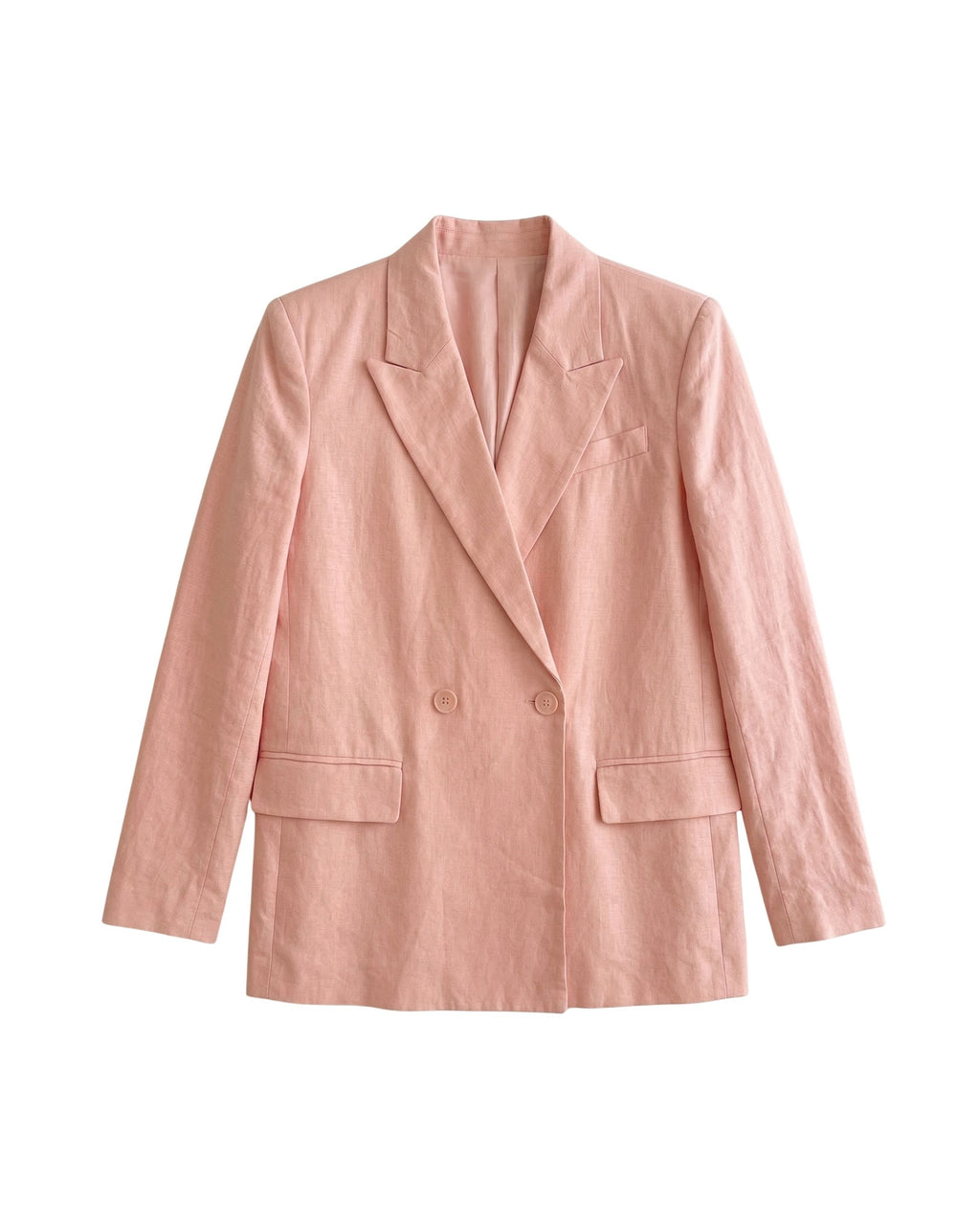 Blazer en Blend de lino H&M