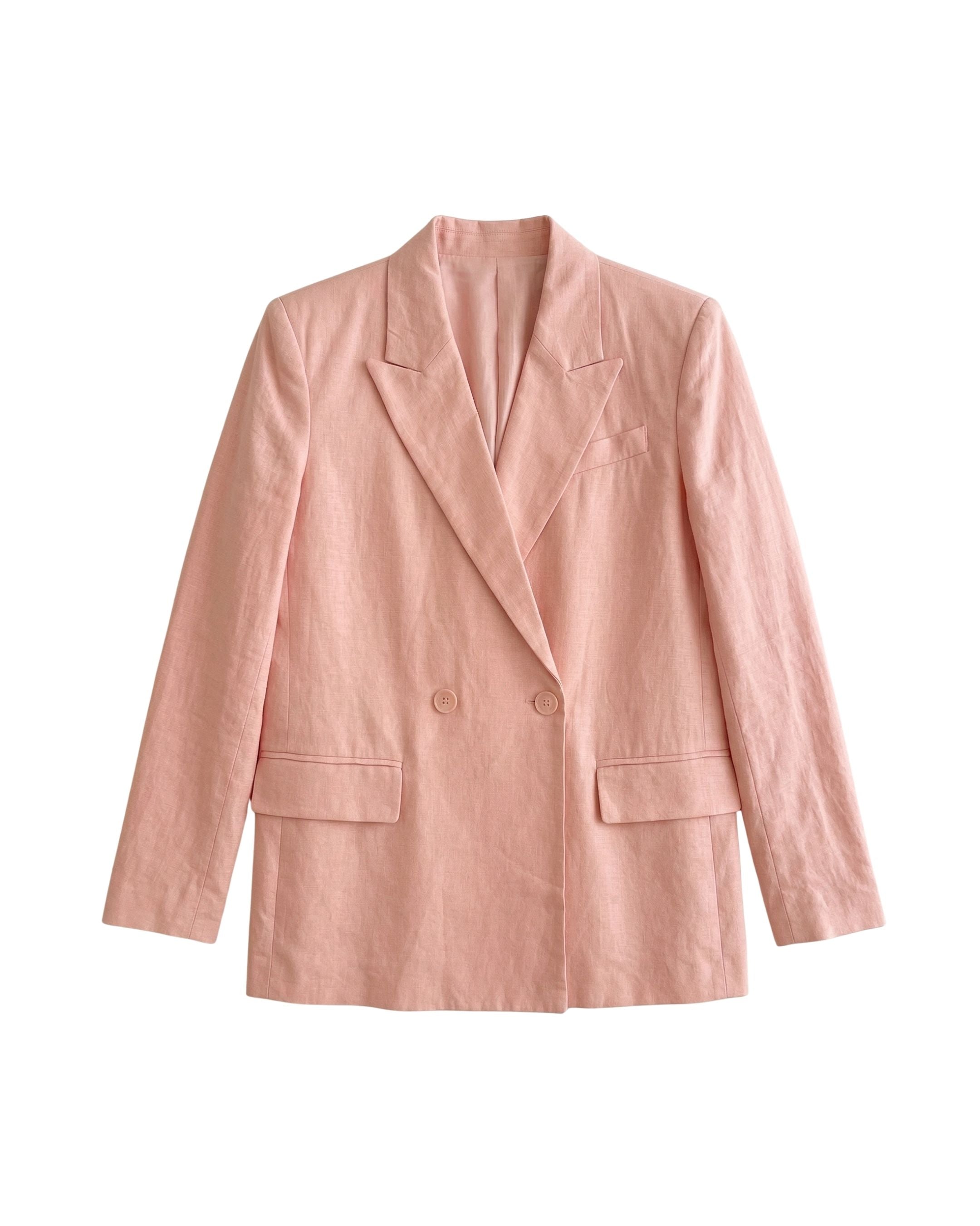 Blazer en Blend de lino H&M