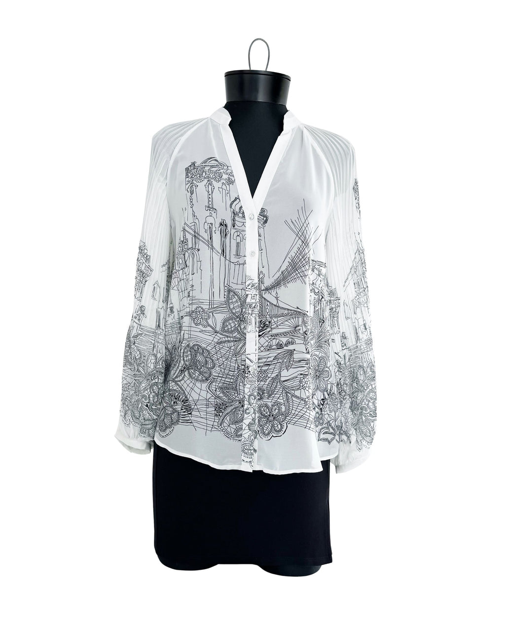 Blusa estampada Zara