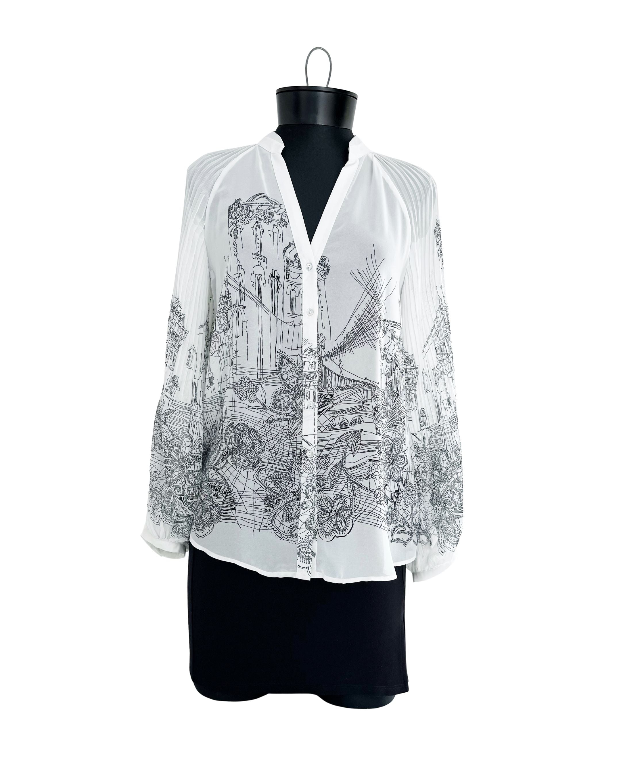 Blusa estampada Zara