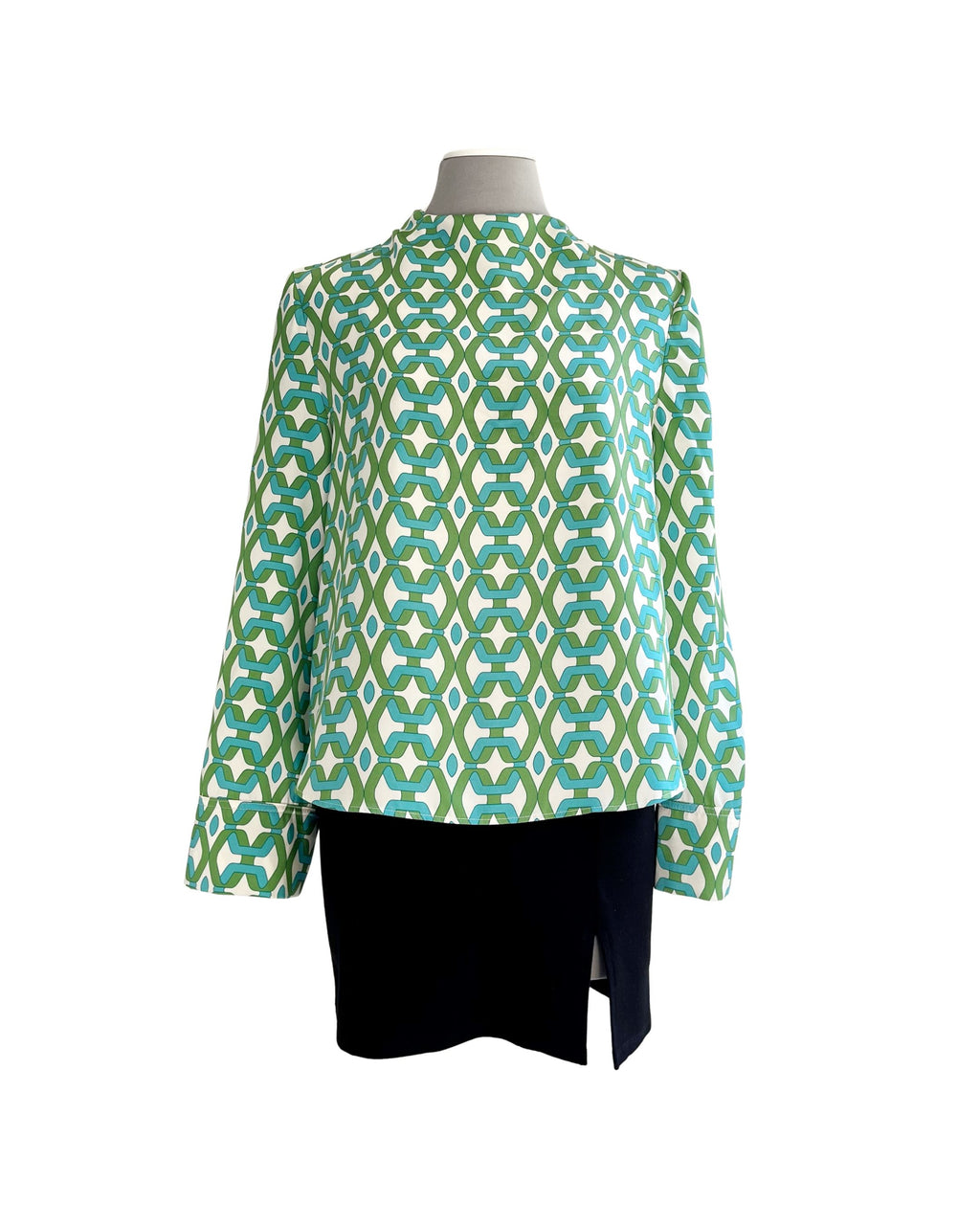 Blusa con estampado Retro MNG