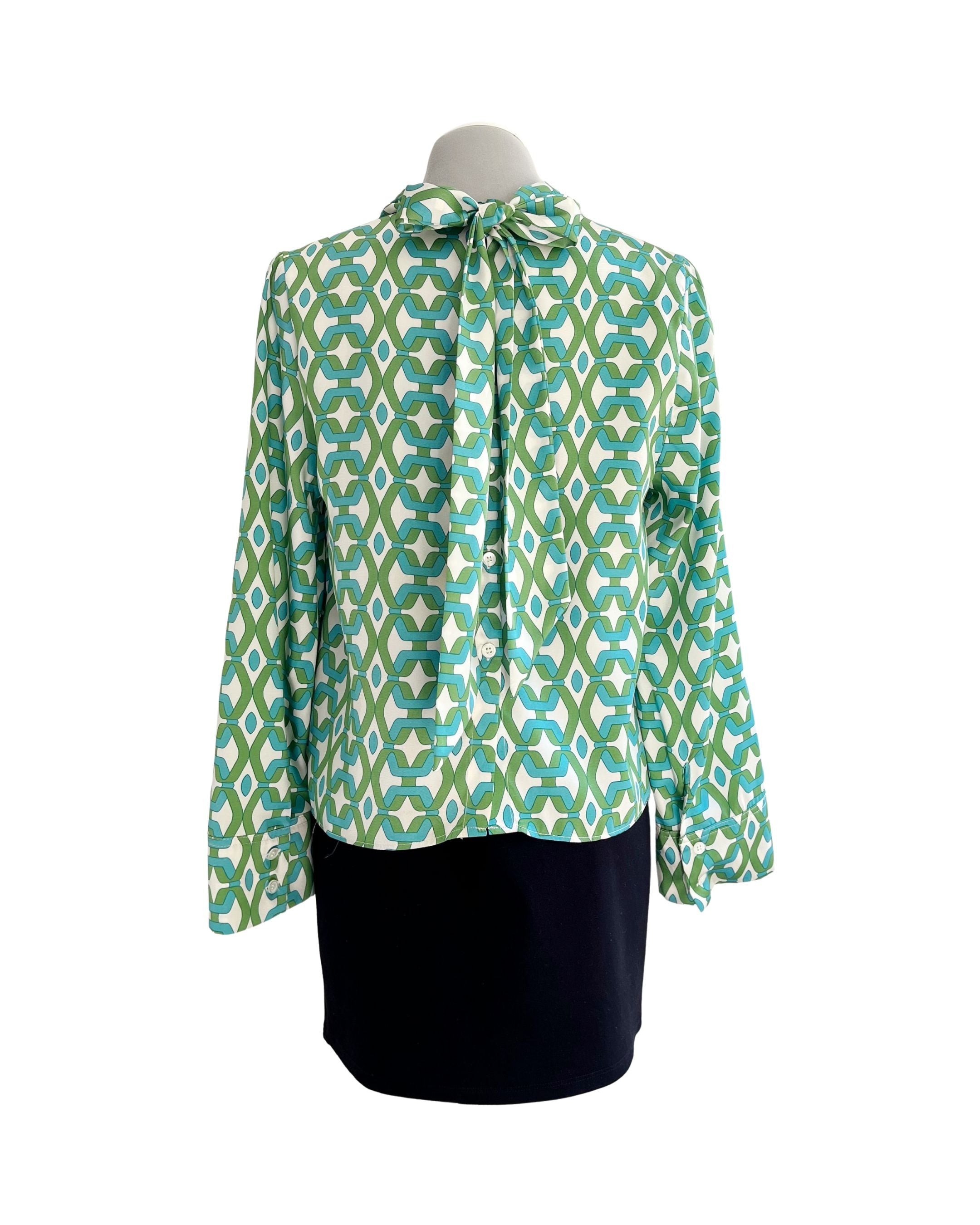 Blusa con estampado Retro MNG