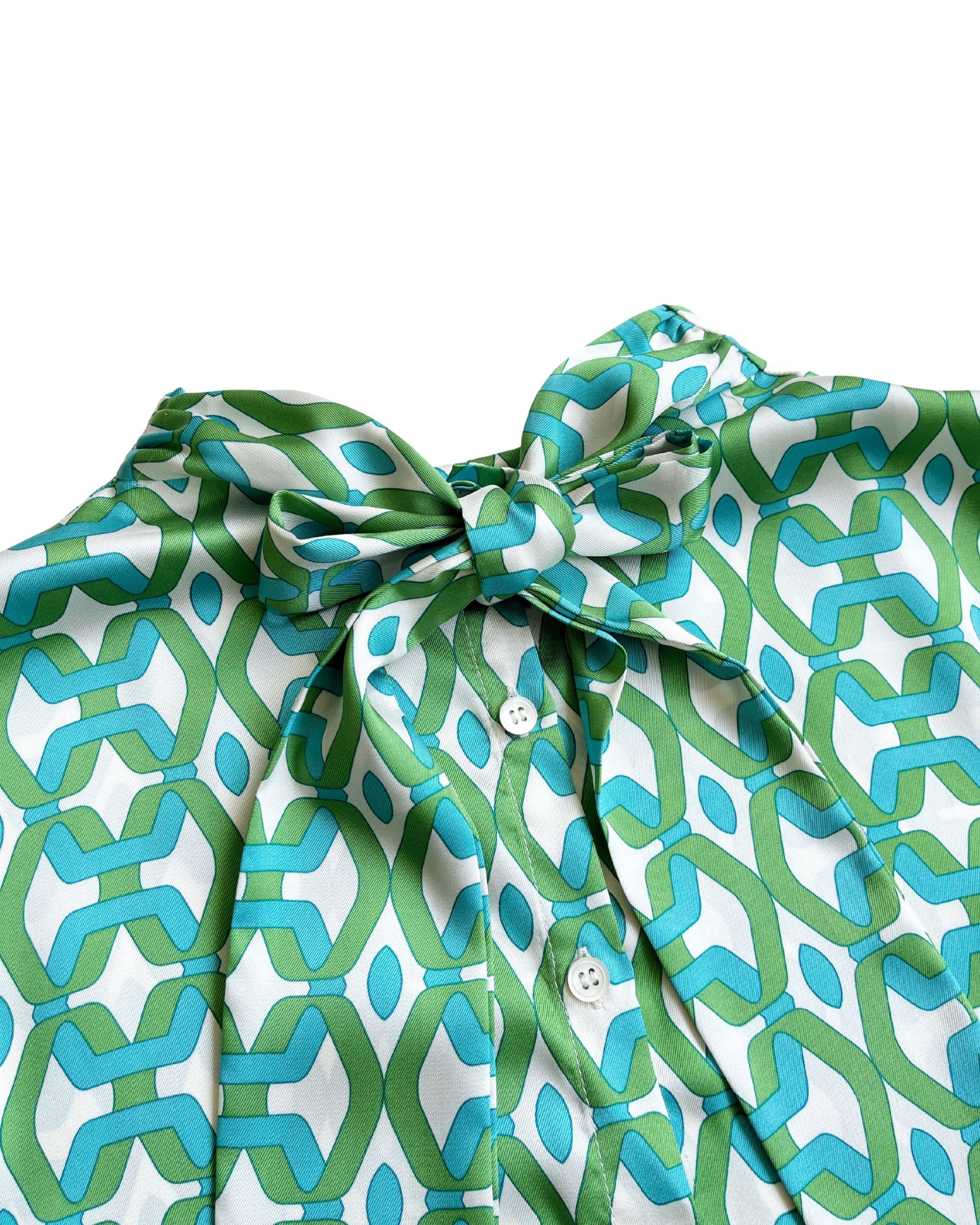 Blusa con estampado Retro MNG