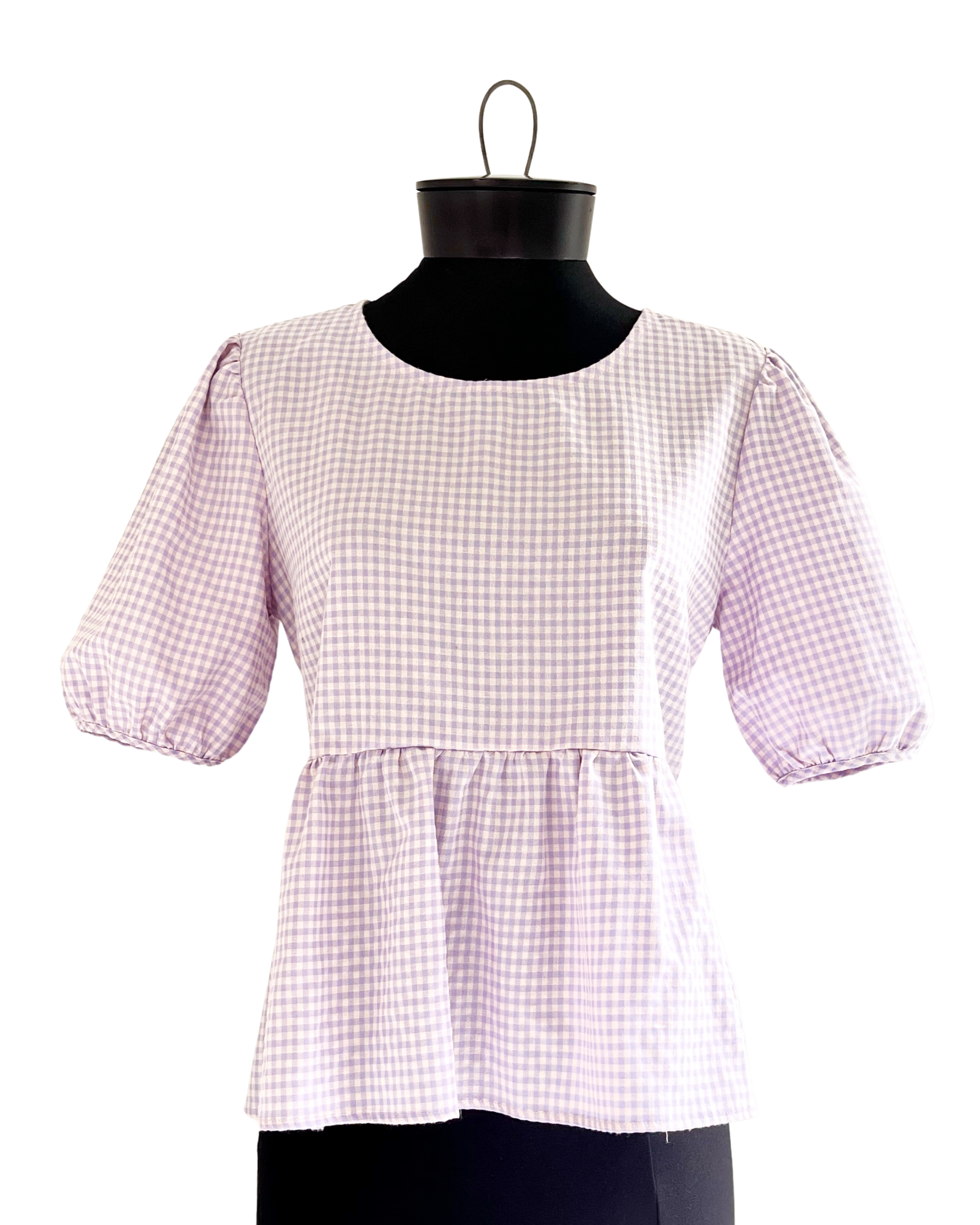 Blusa peplum morada Potters Pot