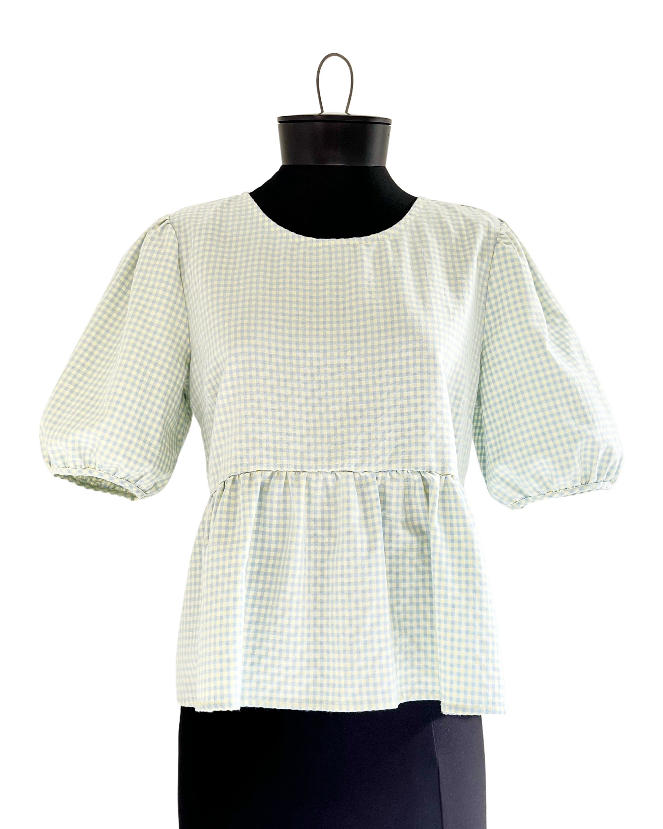 Blusa peplum verde Potters Pot
