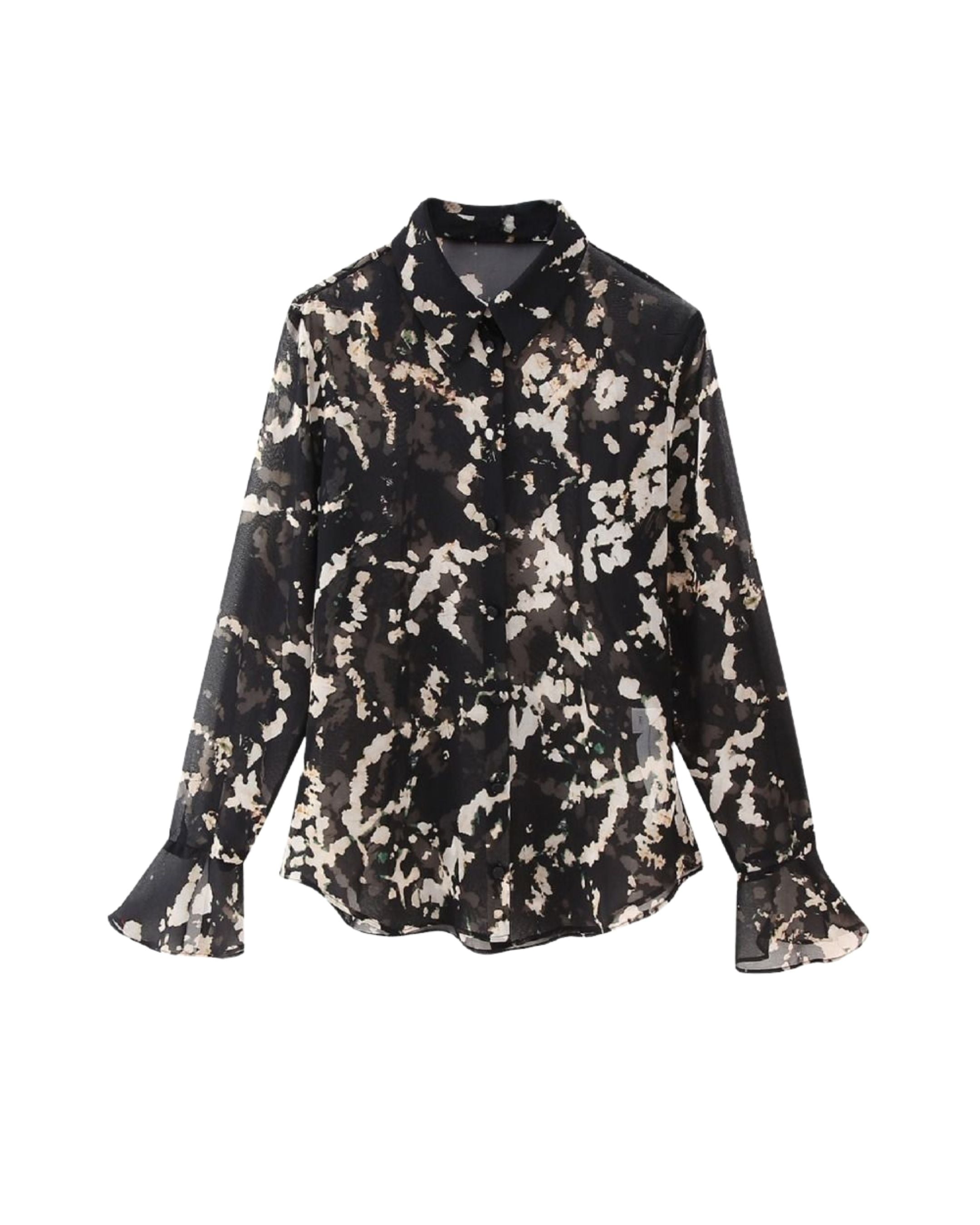 Blusa manga larga Zara