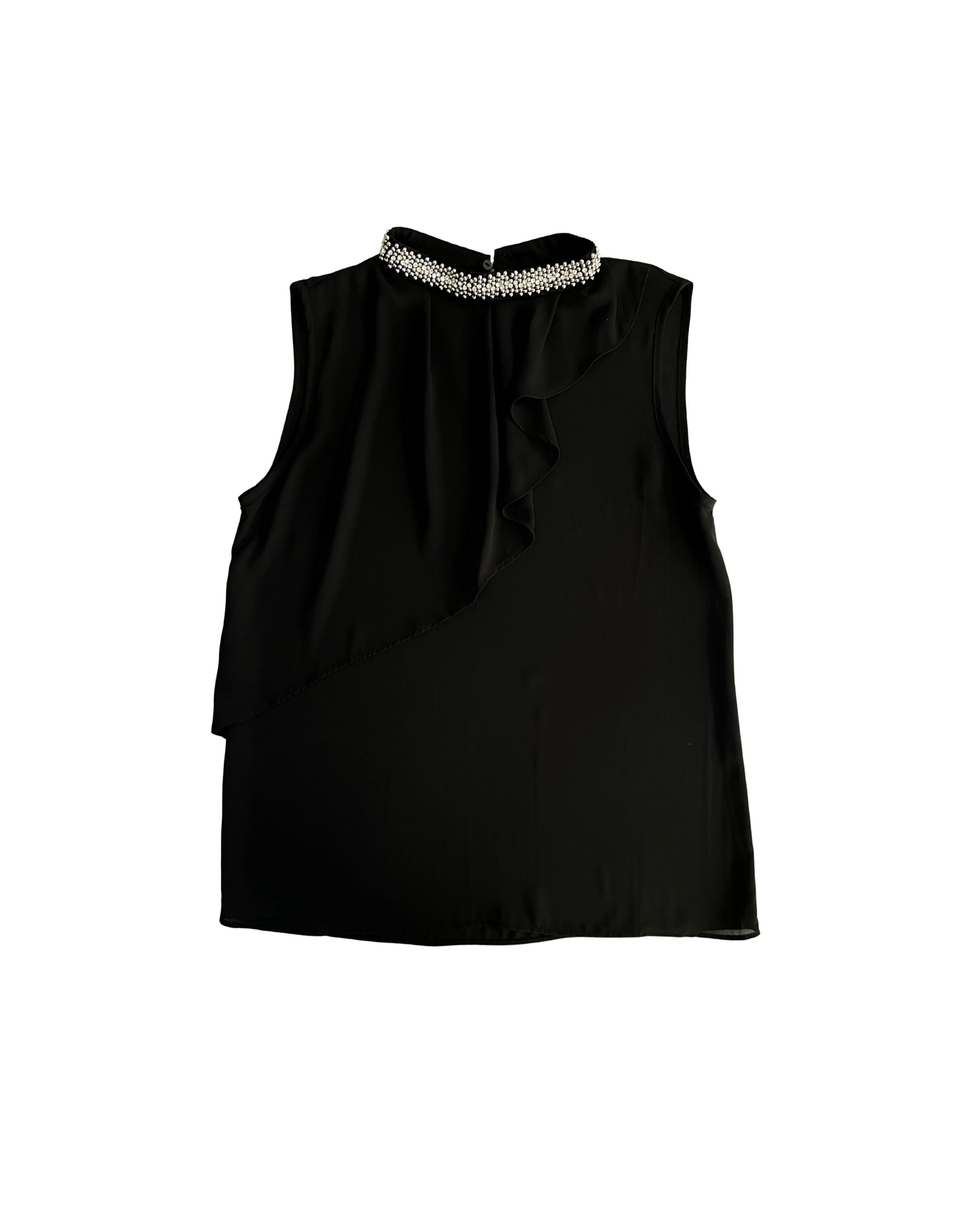 Blusa con cuentas Zara Basic