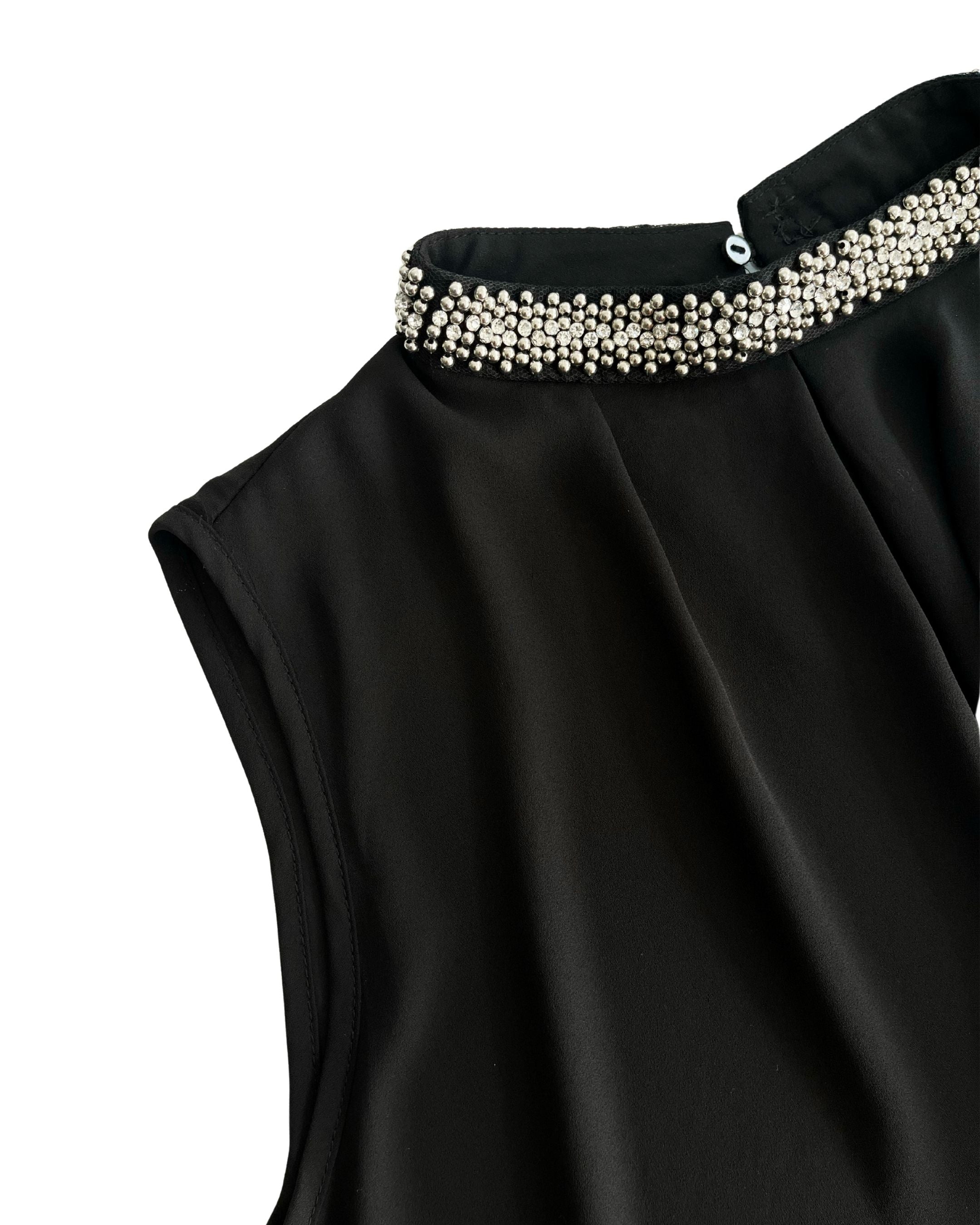 Blusa con cuentas Zara Basic