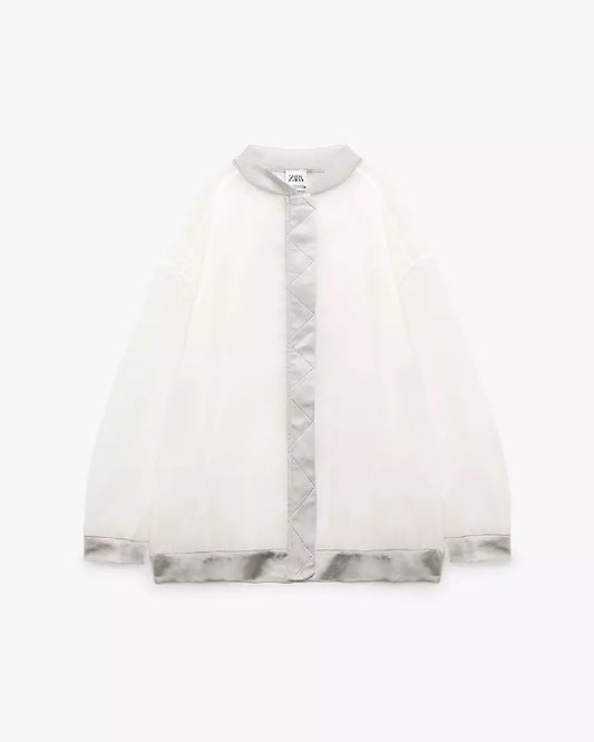 Bomber jacket transparente Zara