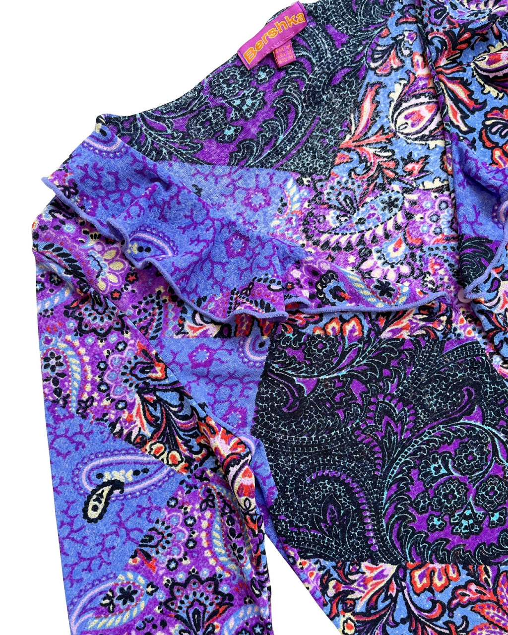 Top con estampado Paisley Bershka