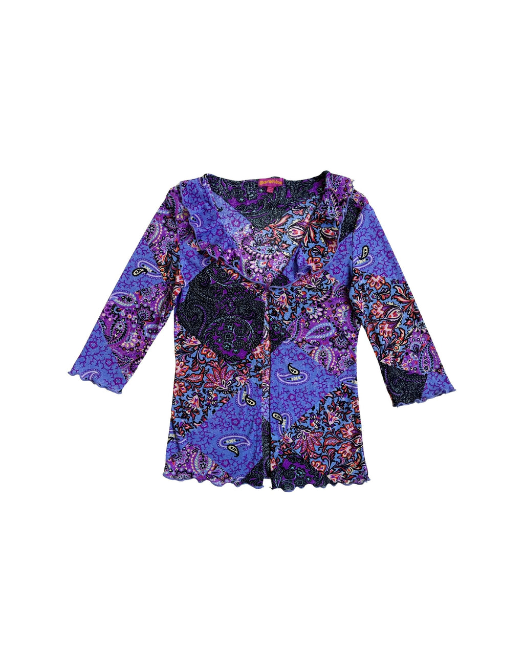 Top con estampado Paisley Bershka