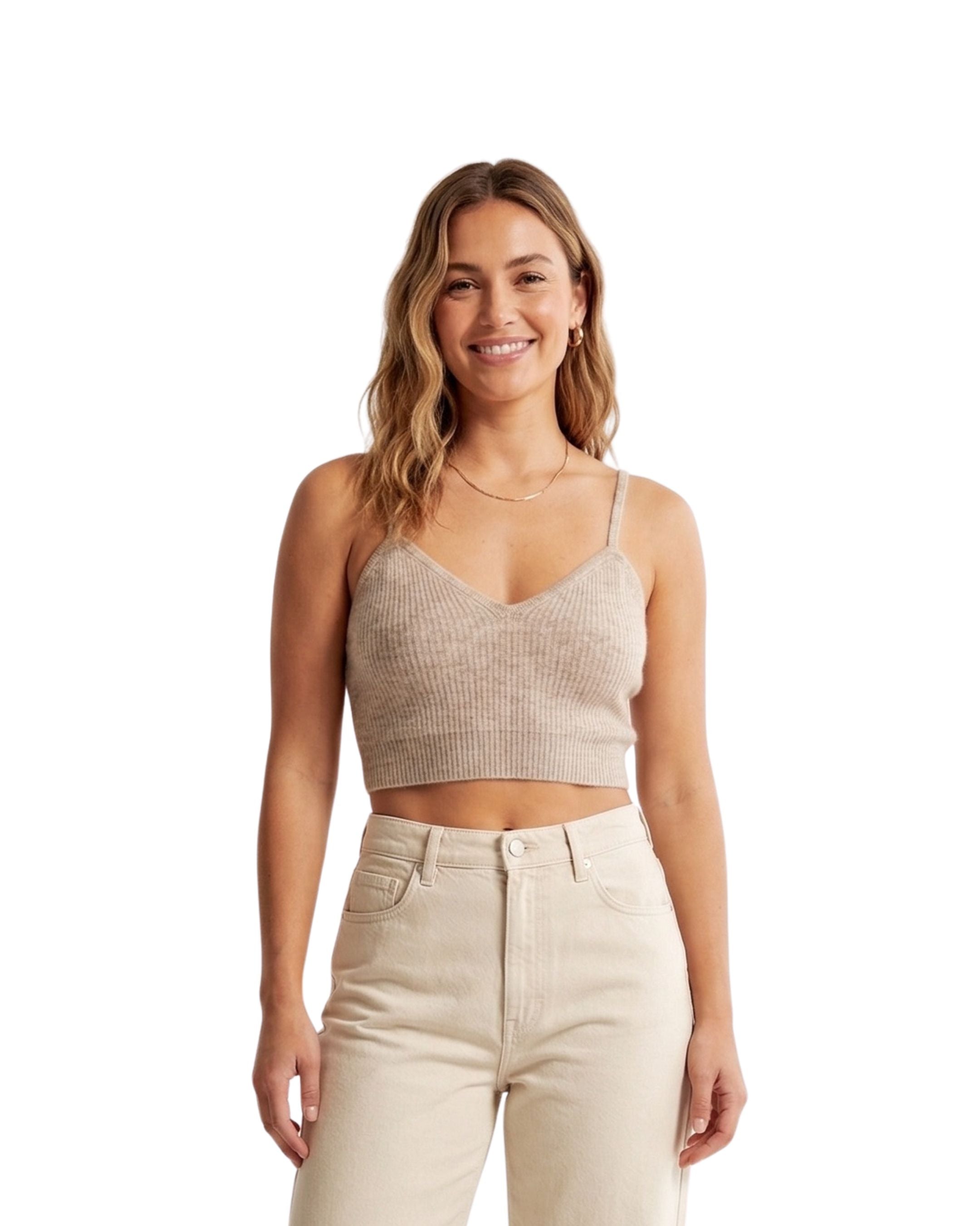 Crop Top de punto H&M