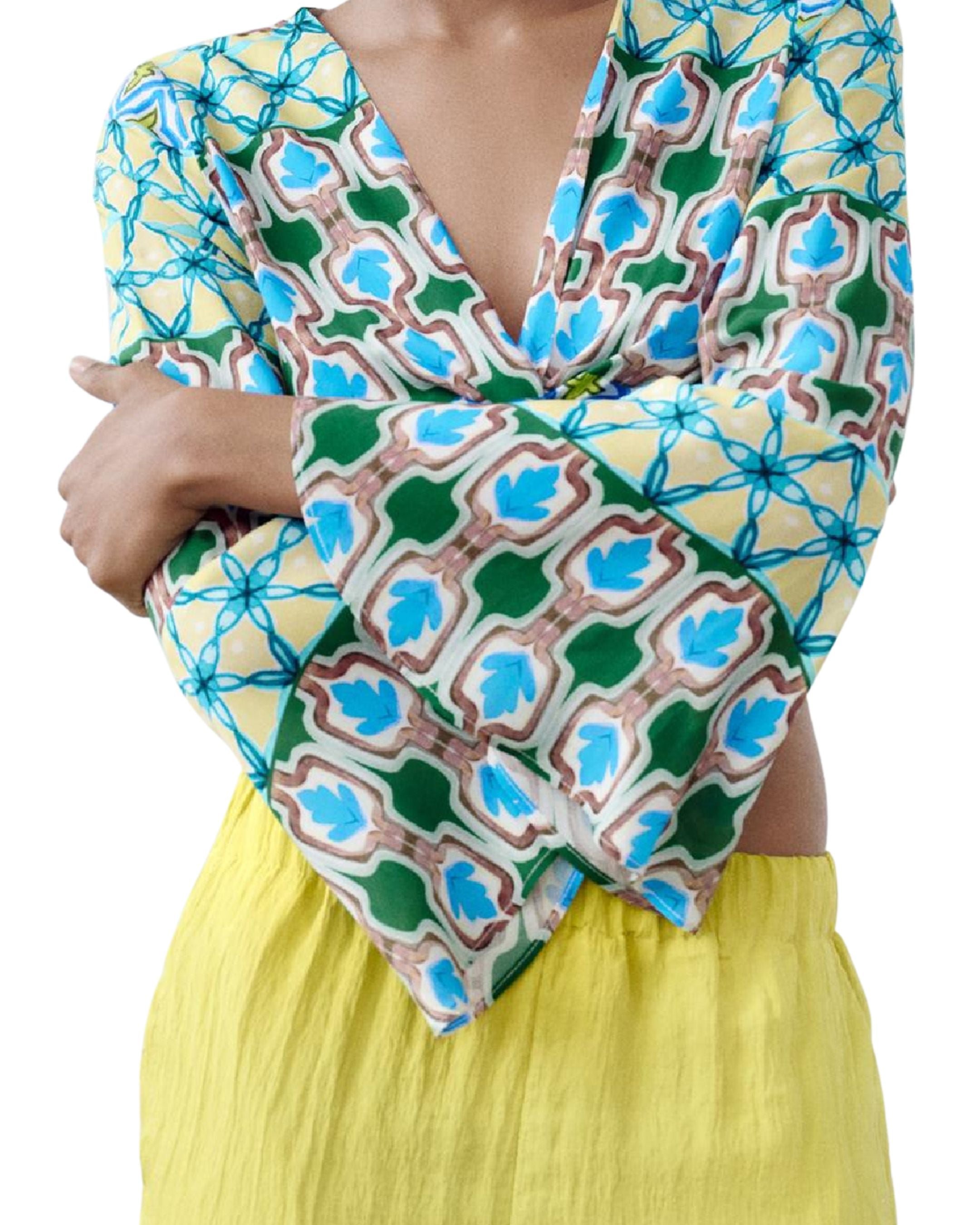 Crop Top Estampado Zara