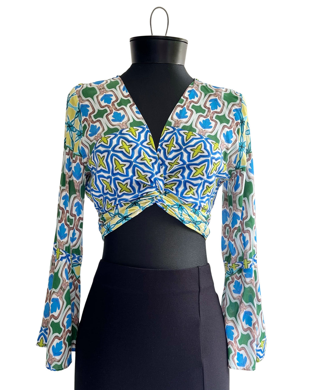 Crop Top Estampado Zara