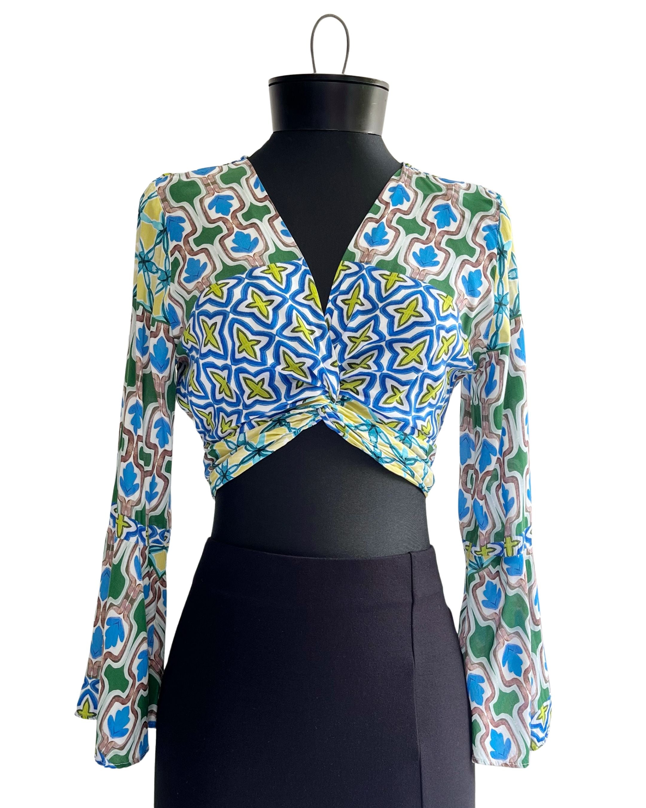 Crop Top Estampado Zara