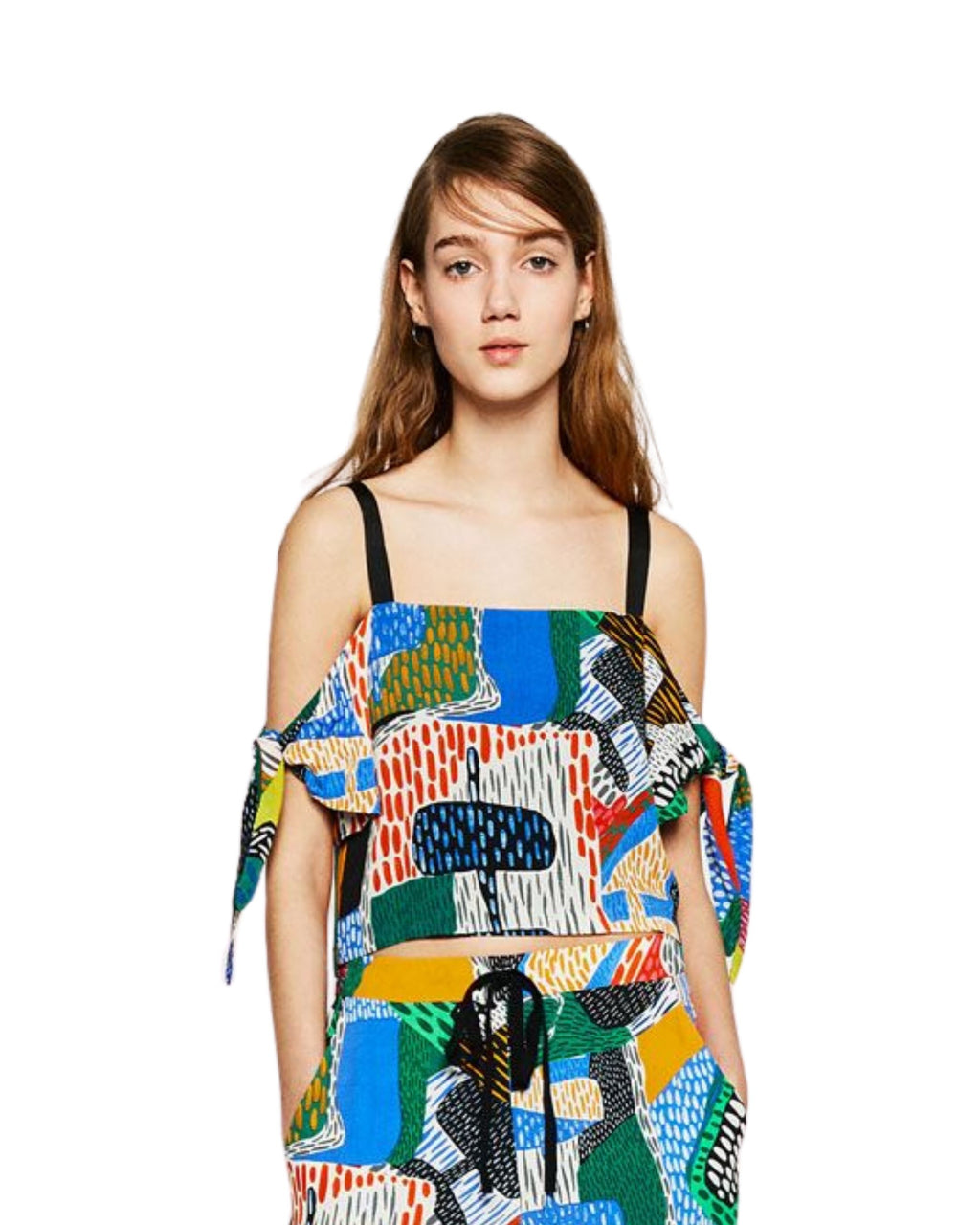 Crop Top de tirantes Zara Trafaluc