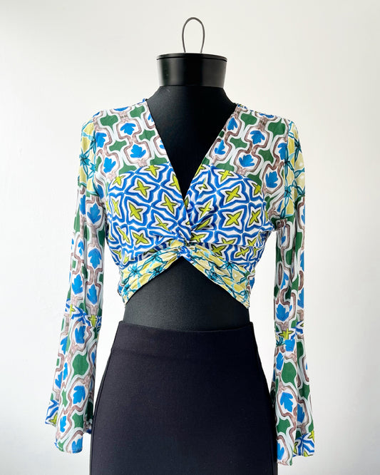 Crop Top Estampado Zara