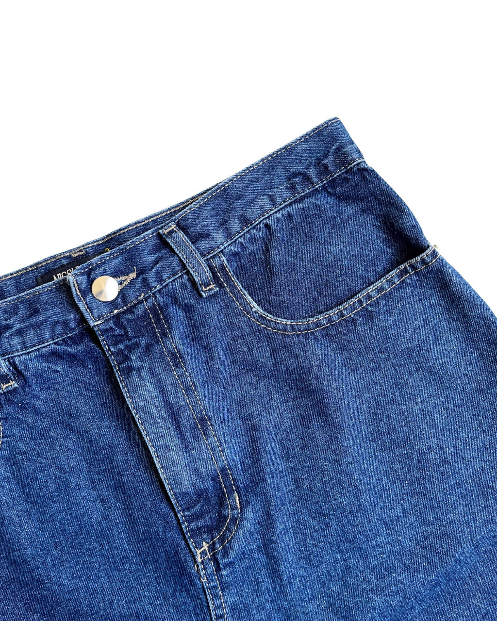 Mini falda de jean Nicole