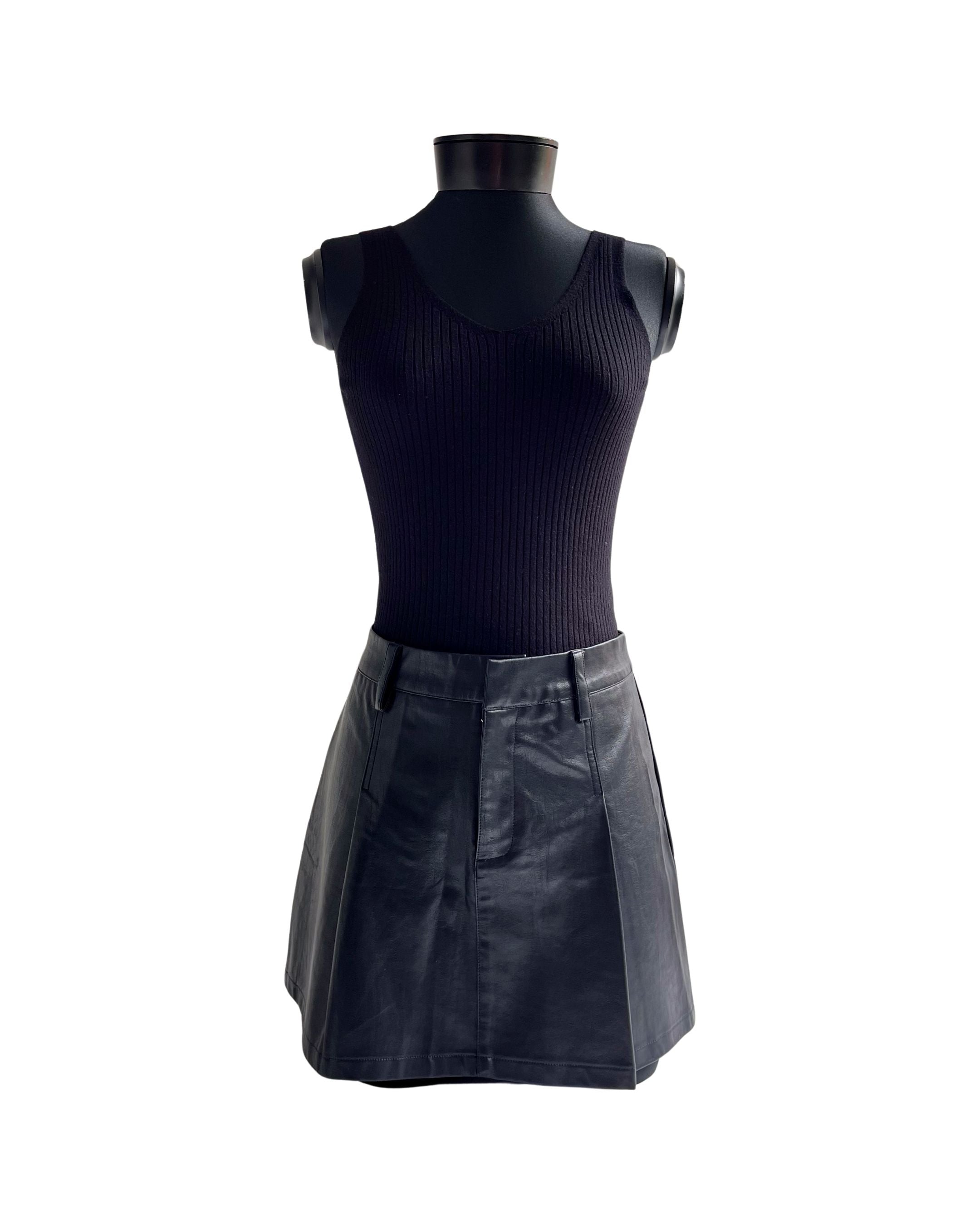 Falda de cuerina Le Lis