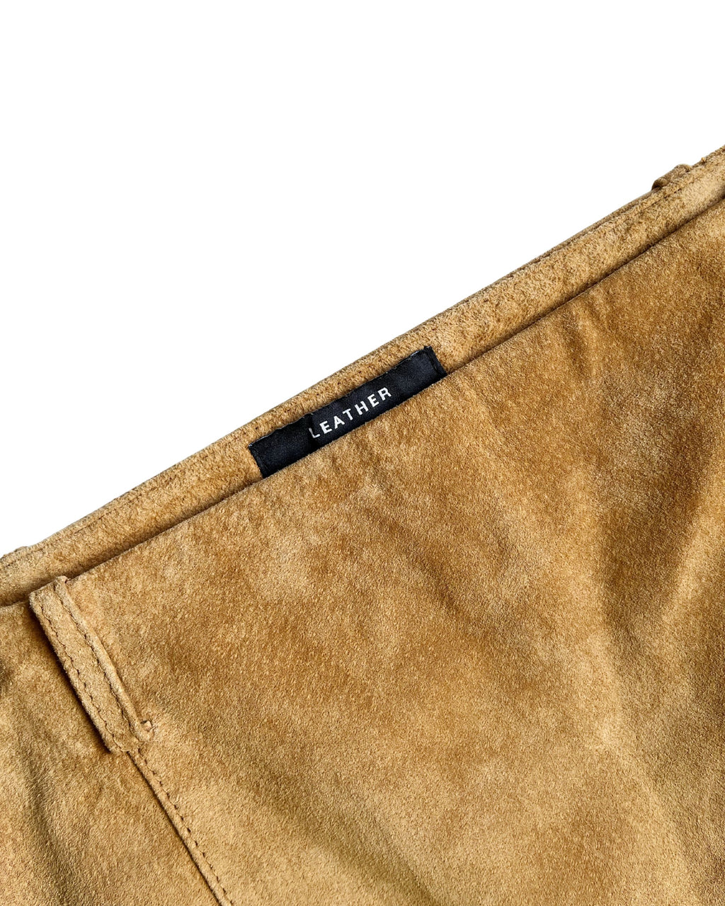 Mini falda de cuero Zara