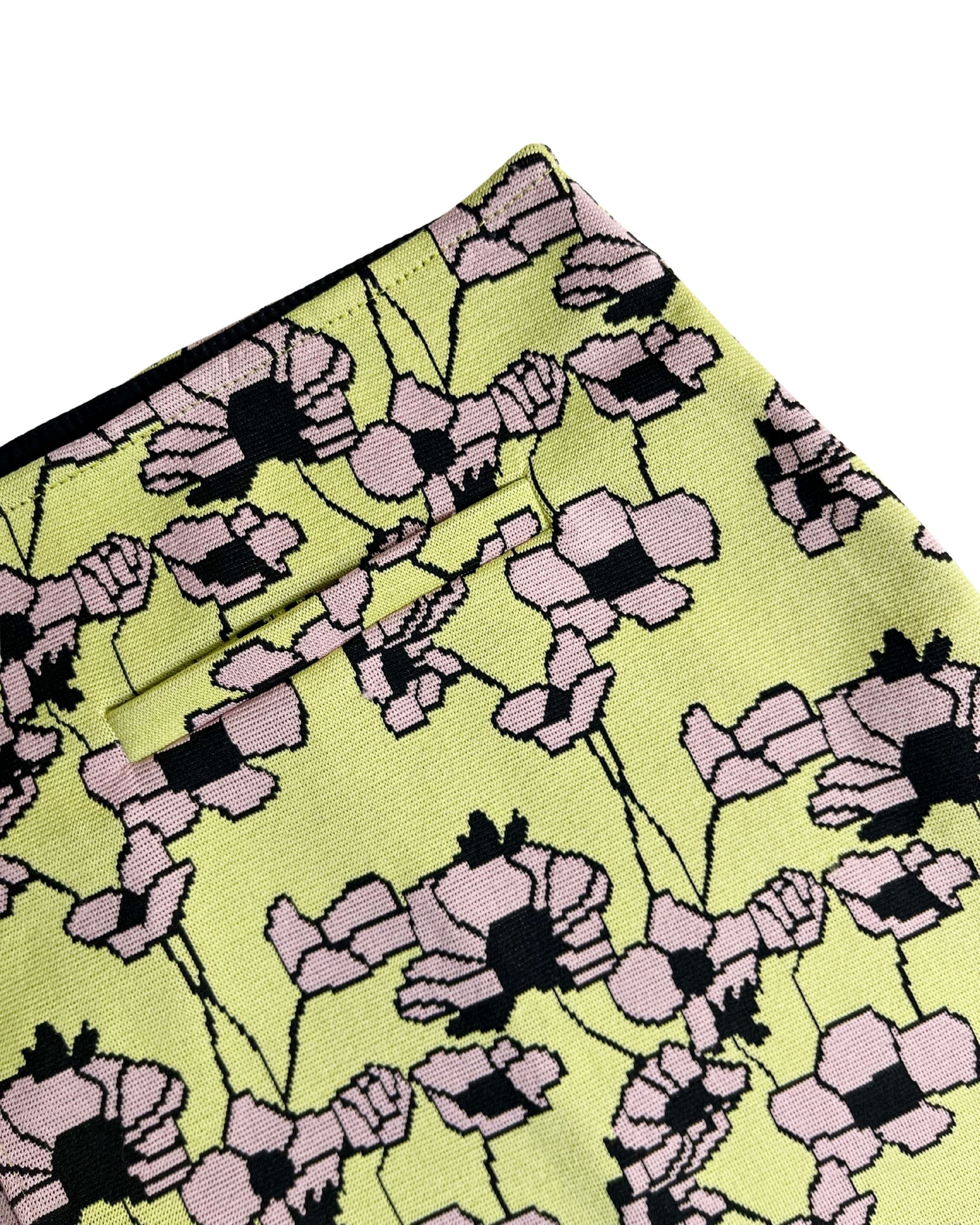 Mini falda jacquard Zara