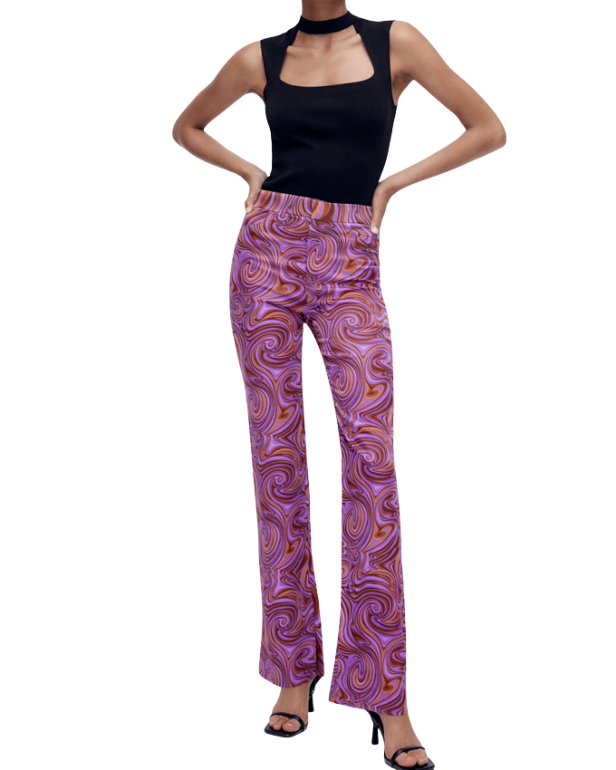 Pantalón psicodélico Zara