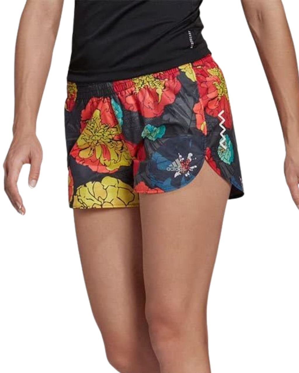 Shorts Run Fast Flower Adidas