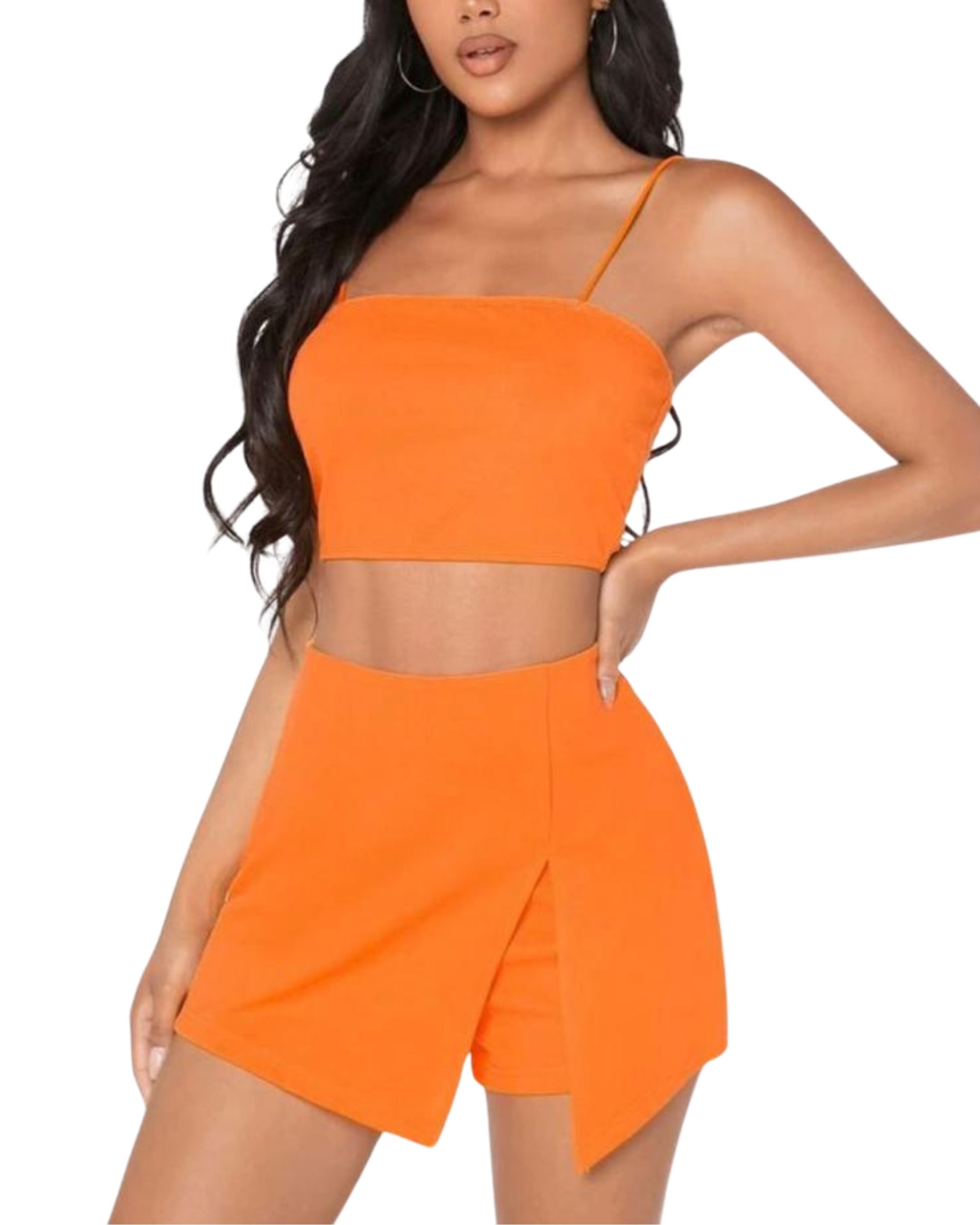 Set de Top y Falda Short SHEIN