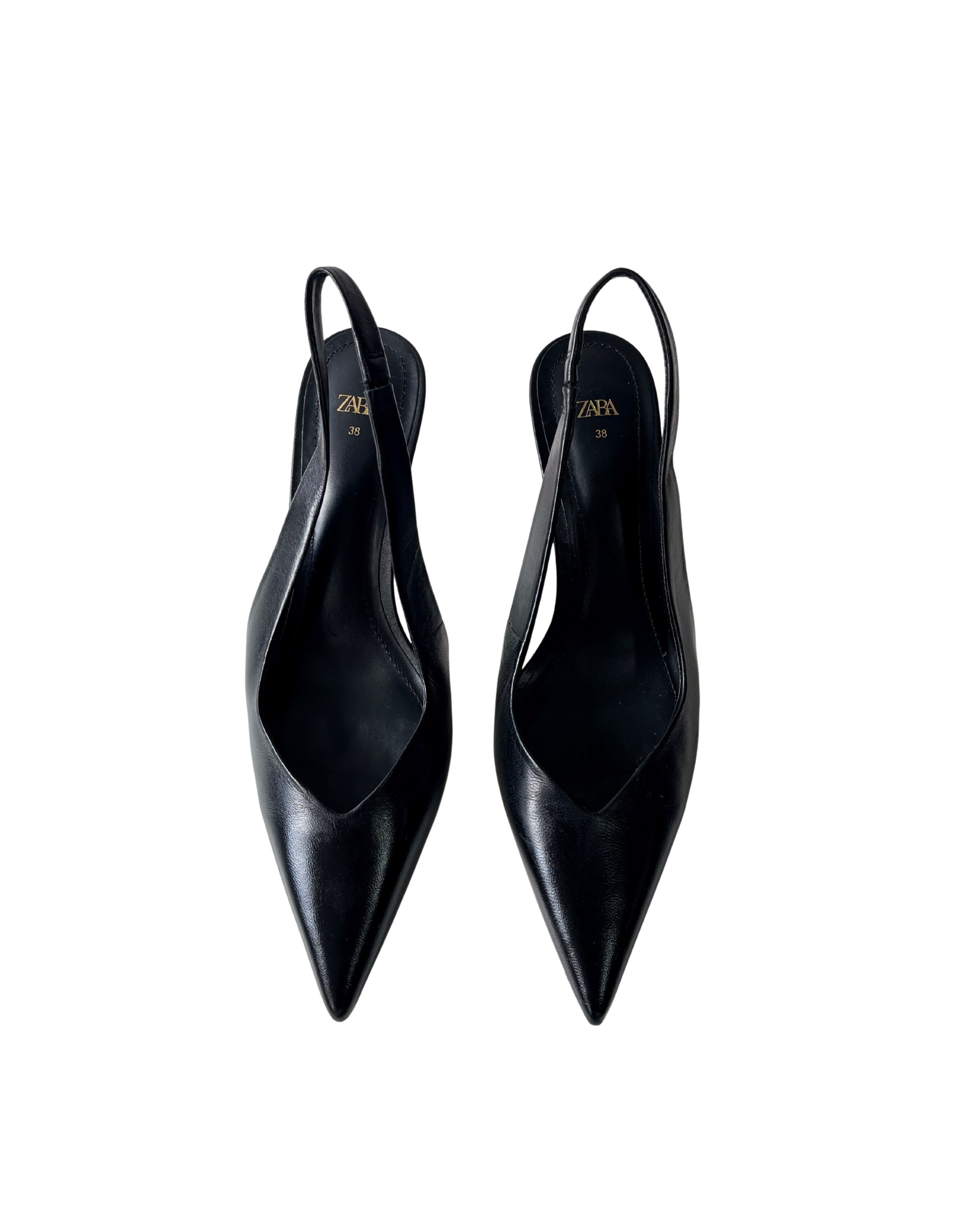 Zapatos de tacón bajo Zara