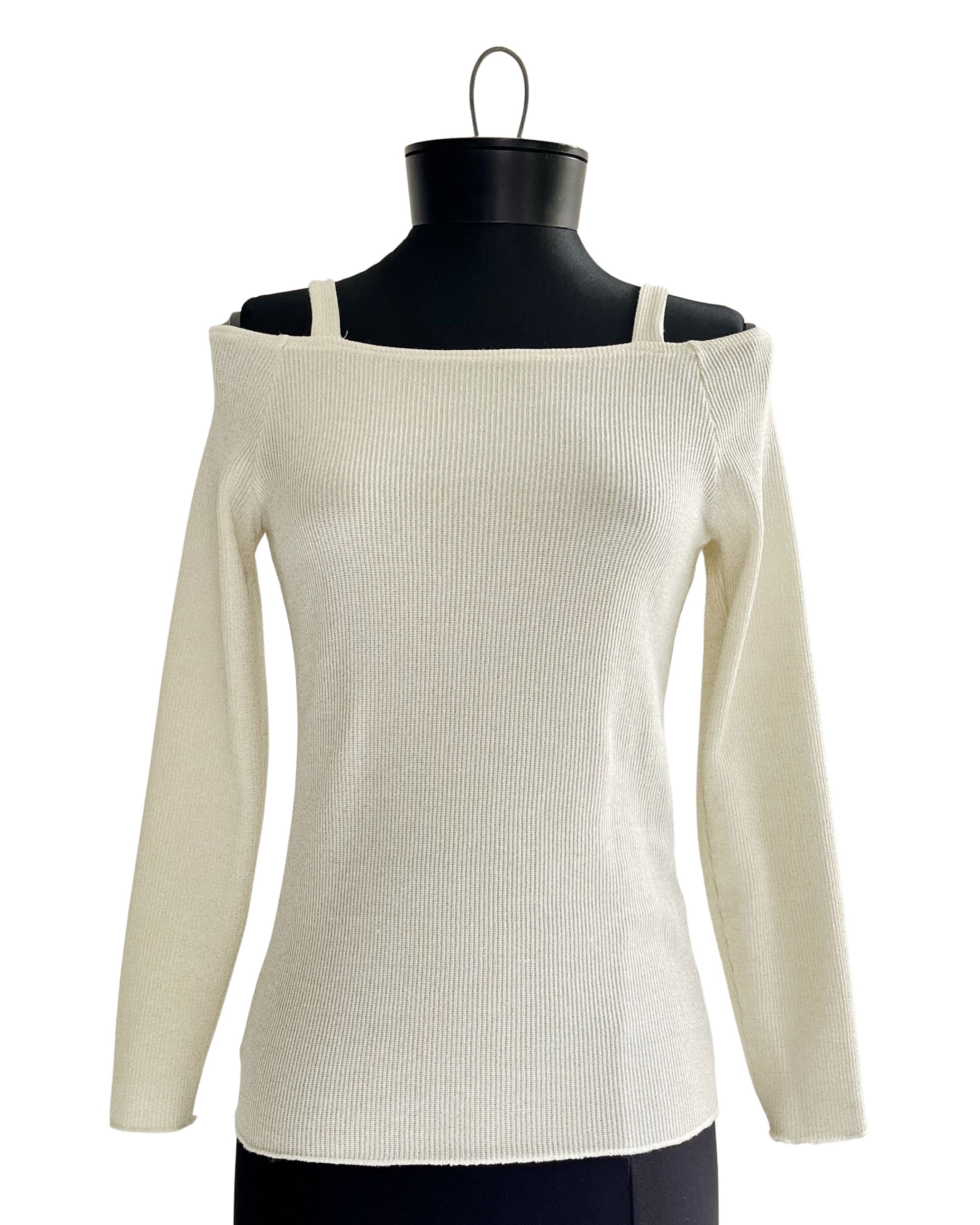 Top Bardot con tirantes