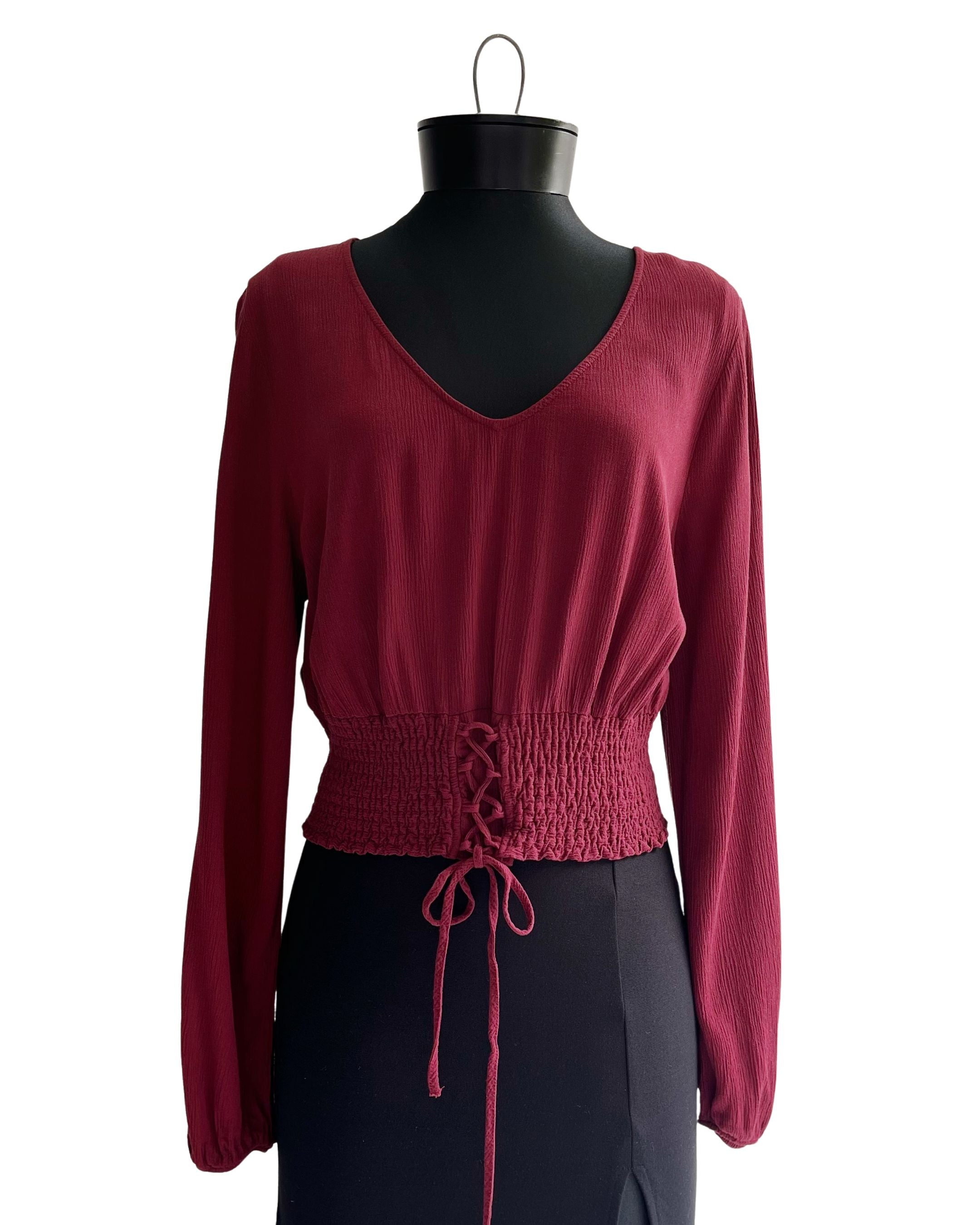 Top con pretina Hollister