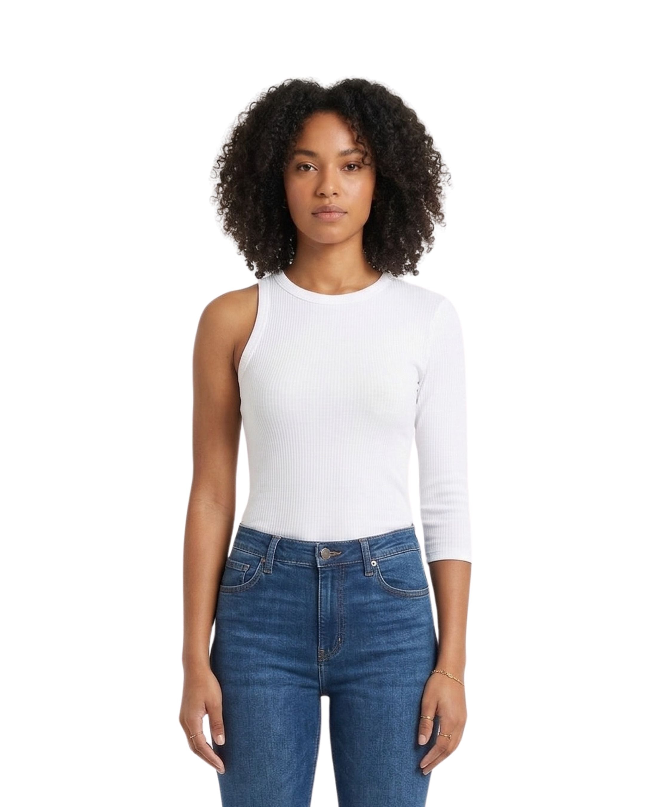 Top asimétrico Zara