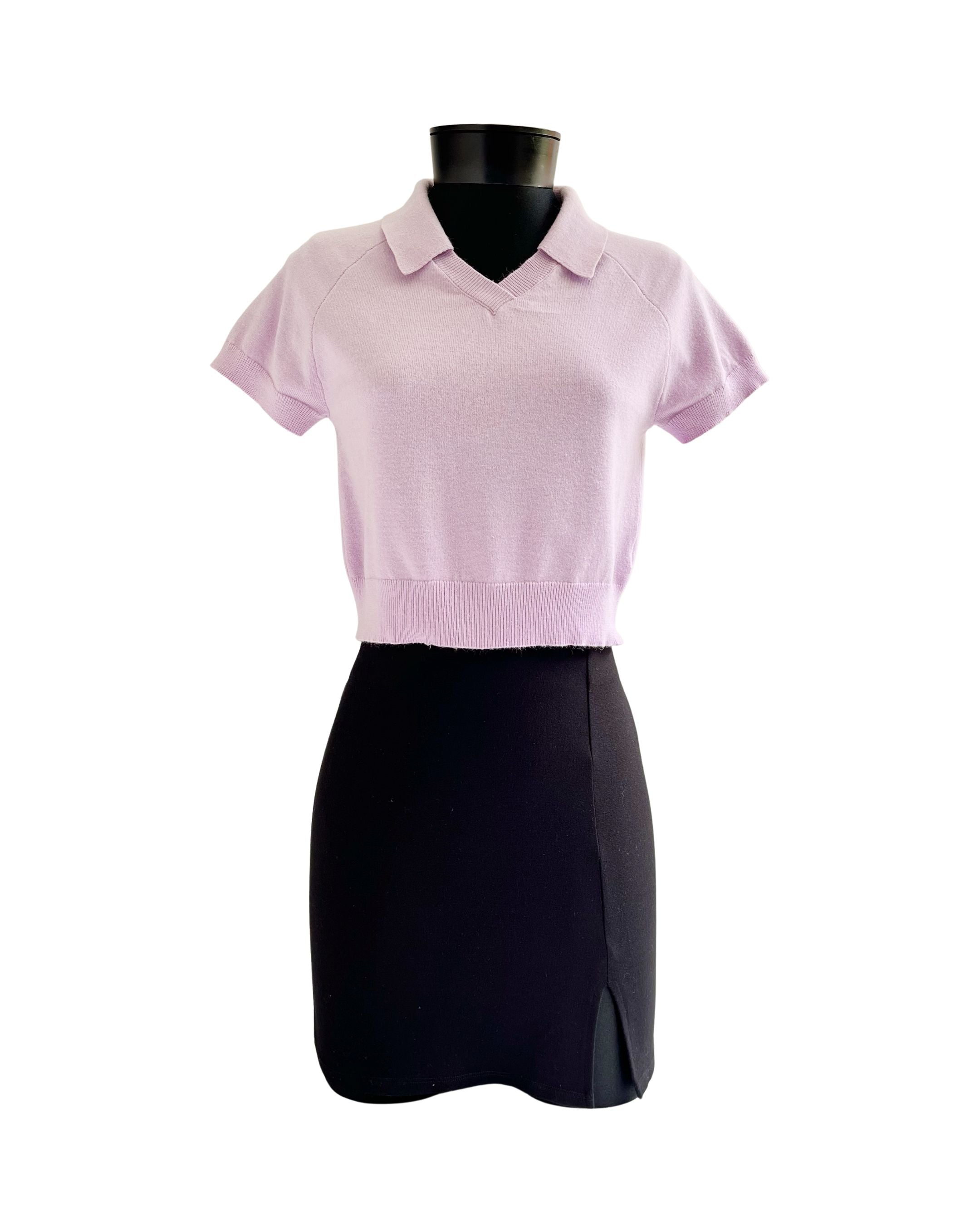 Top cuello polo Double Zero