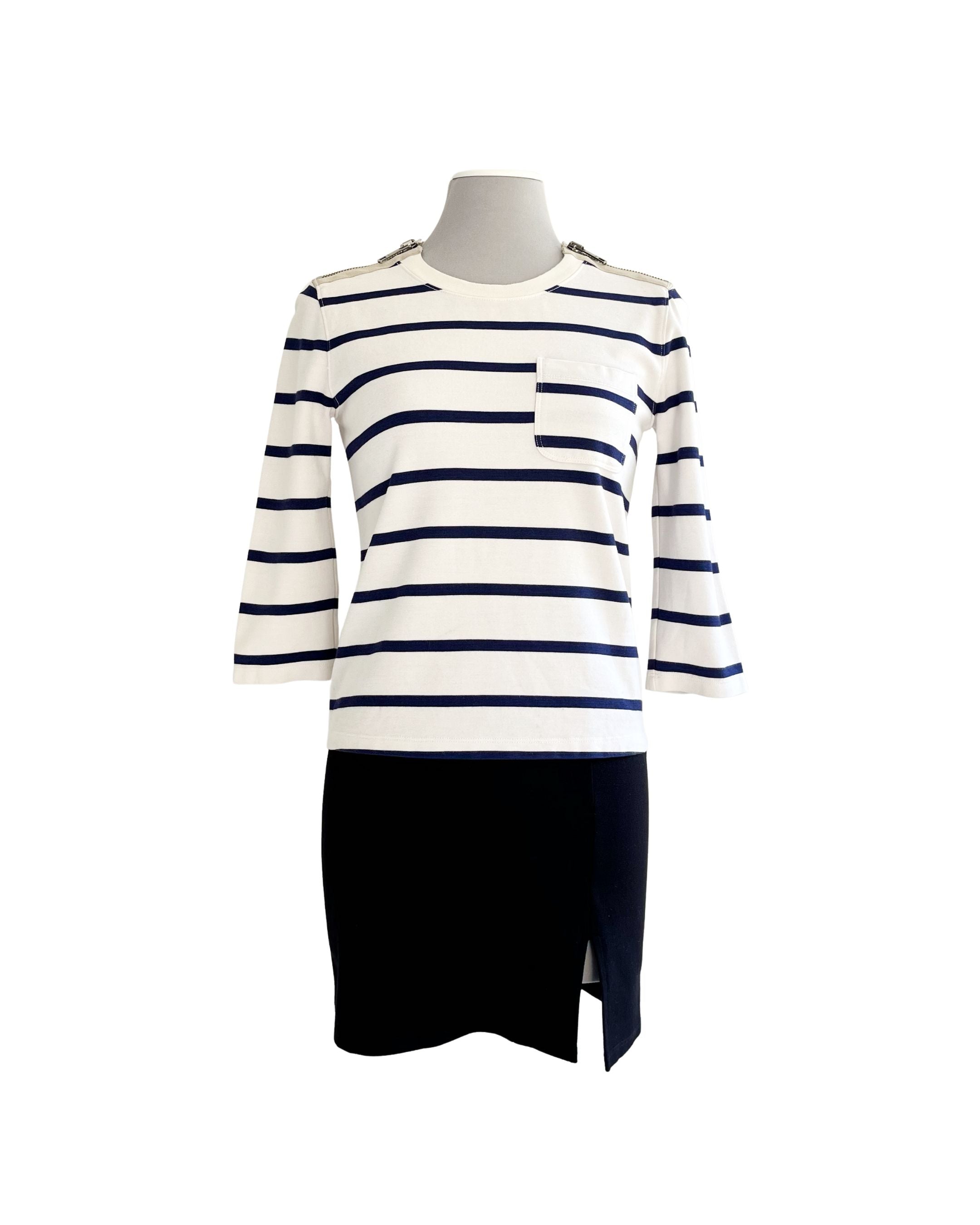 Top de rayas Burberry