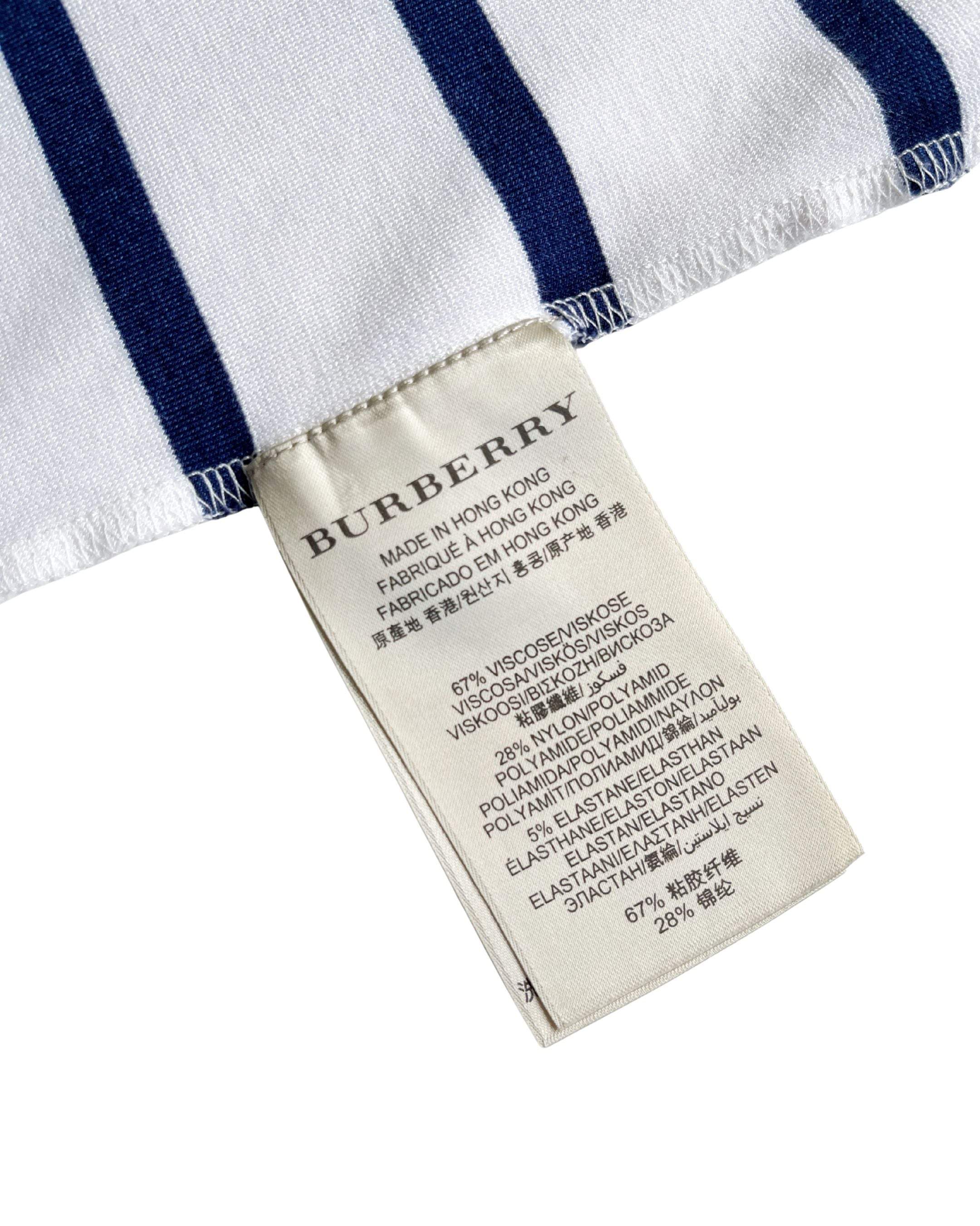 Top de rayas Burberry