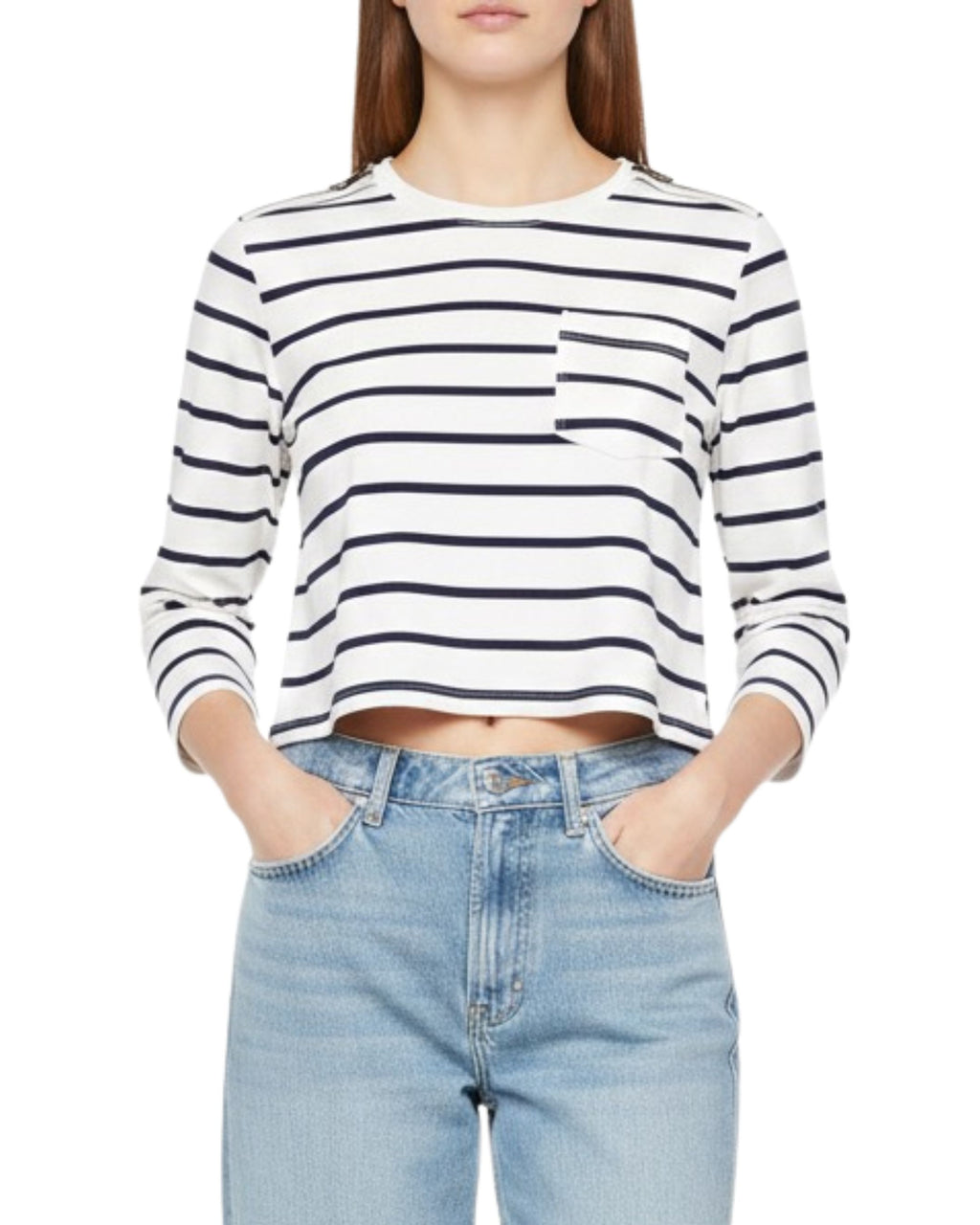 Top de rayas Burberry