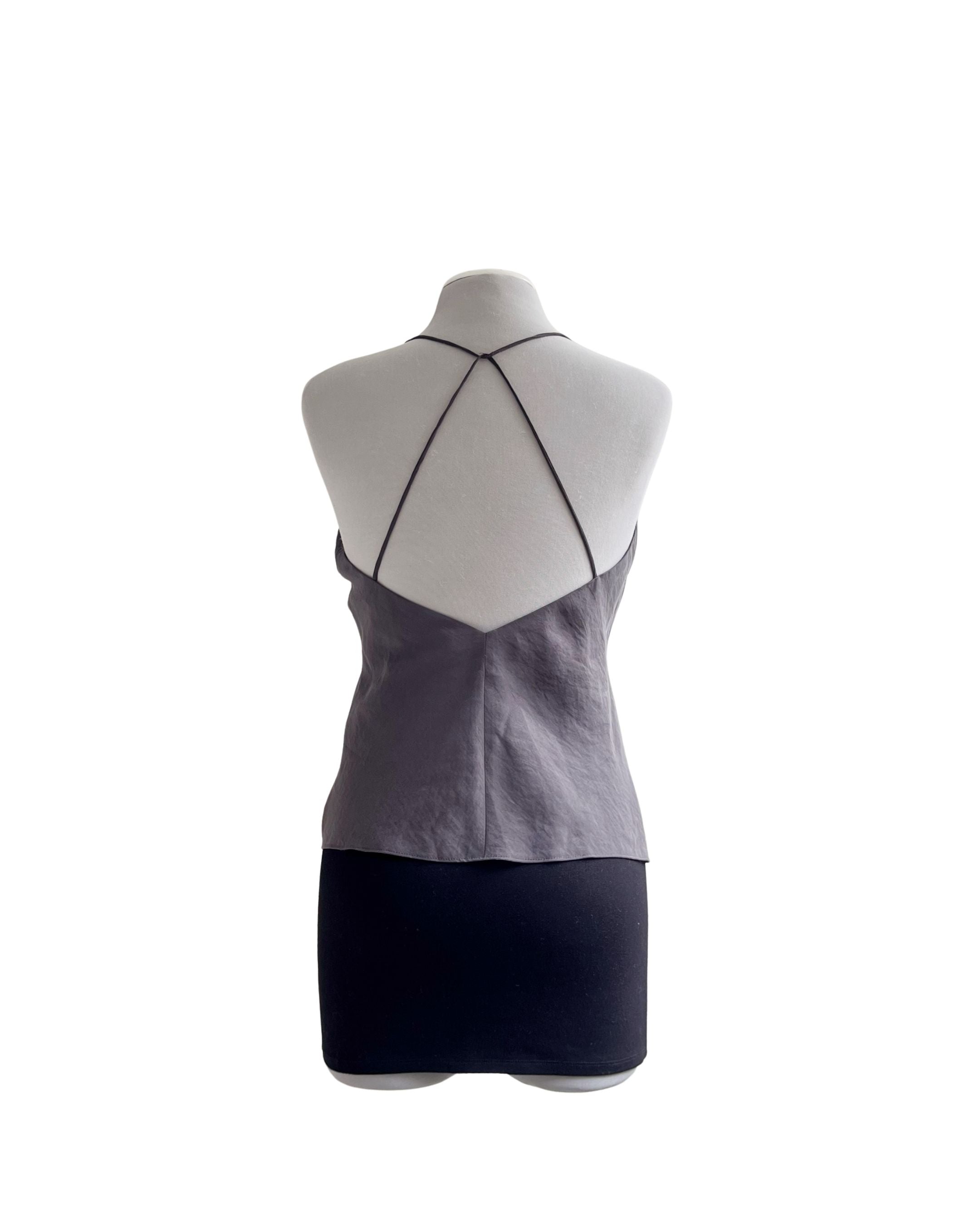 Top de tirantes cruzados Zara