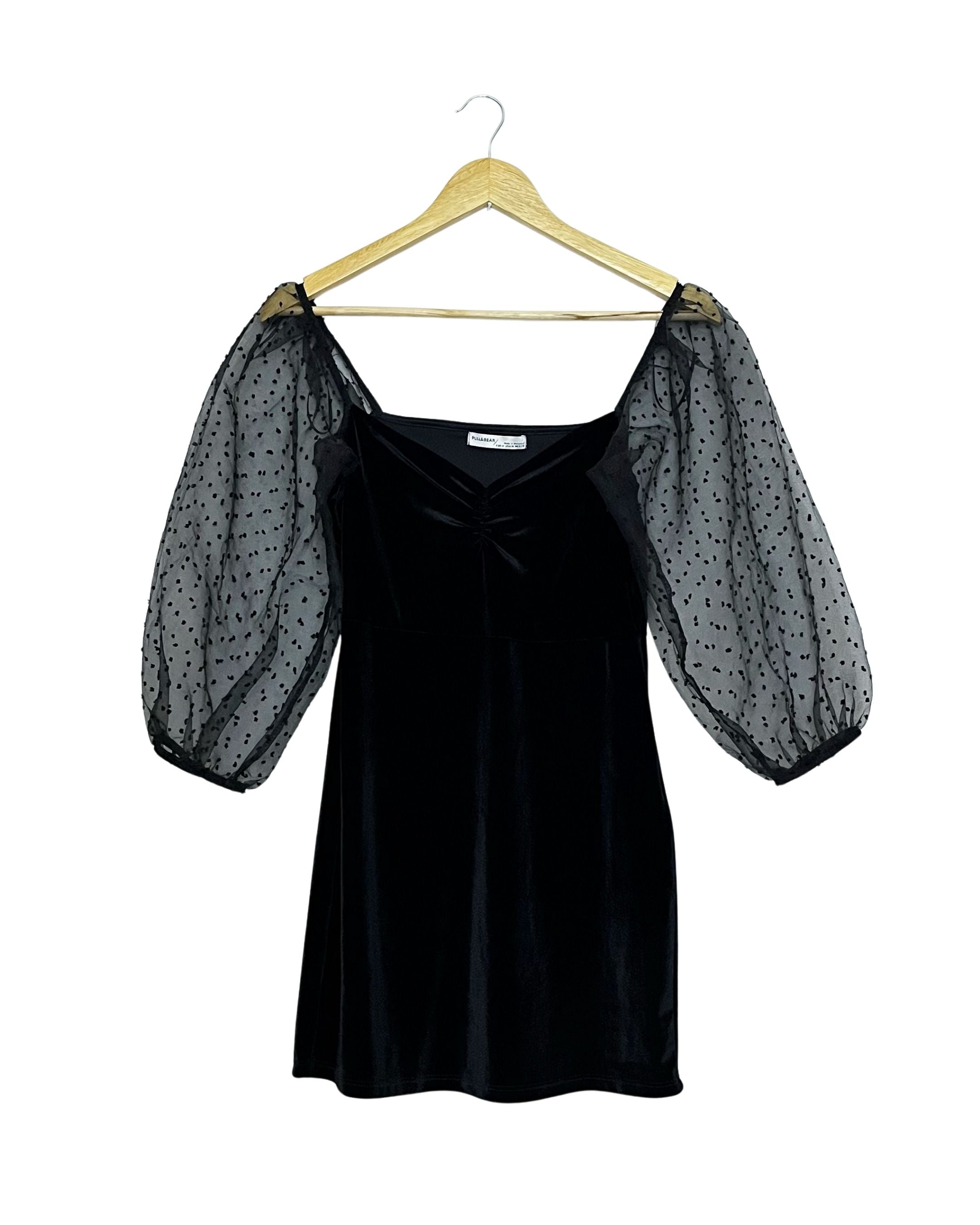 Vestido aterciopelado Pull & Bear