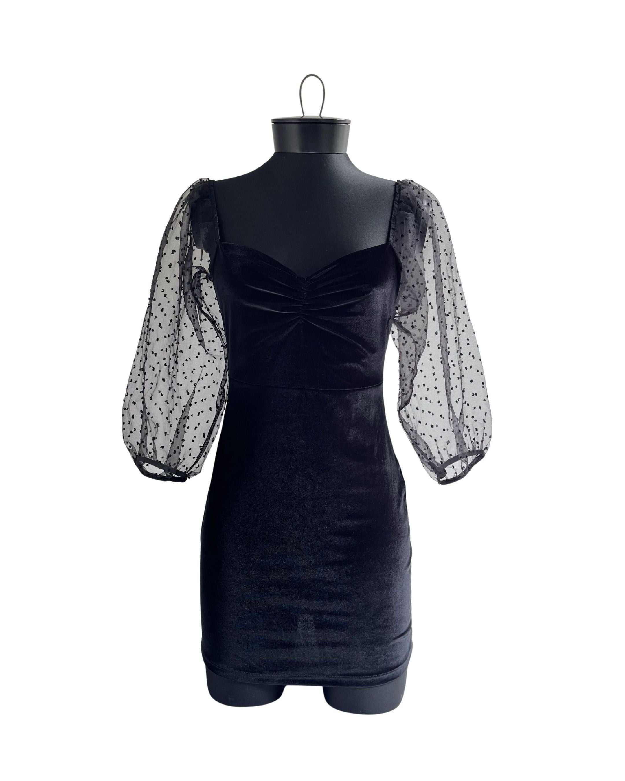 Vestido aterciopelado Pull & Bear