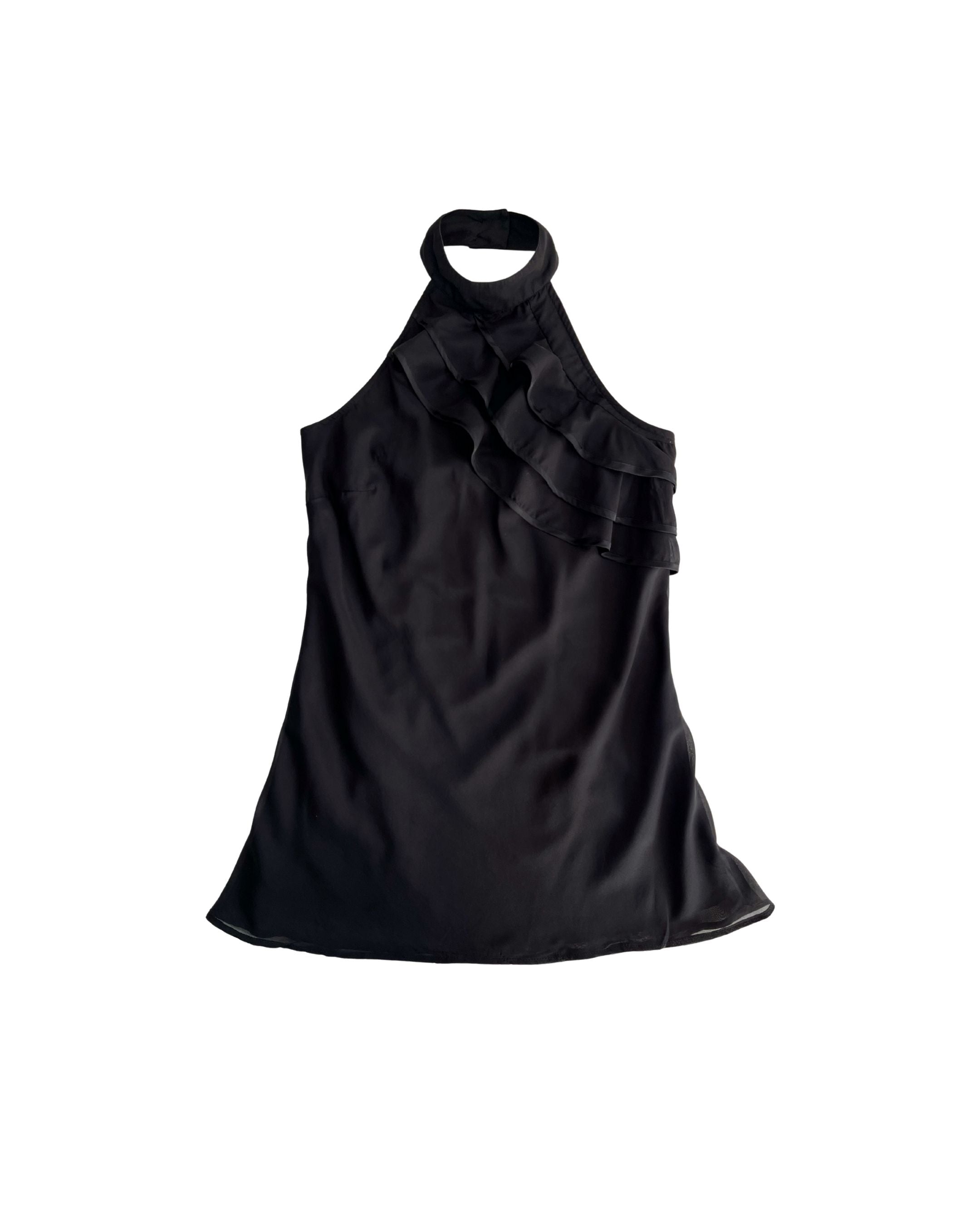 Vestido halter con vuelos Vero Moda