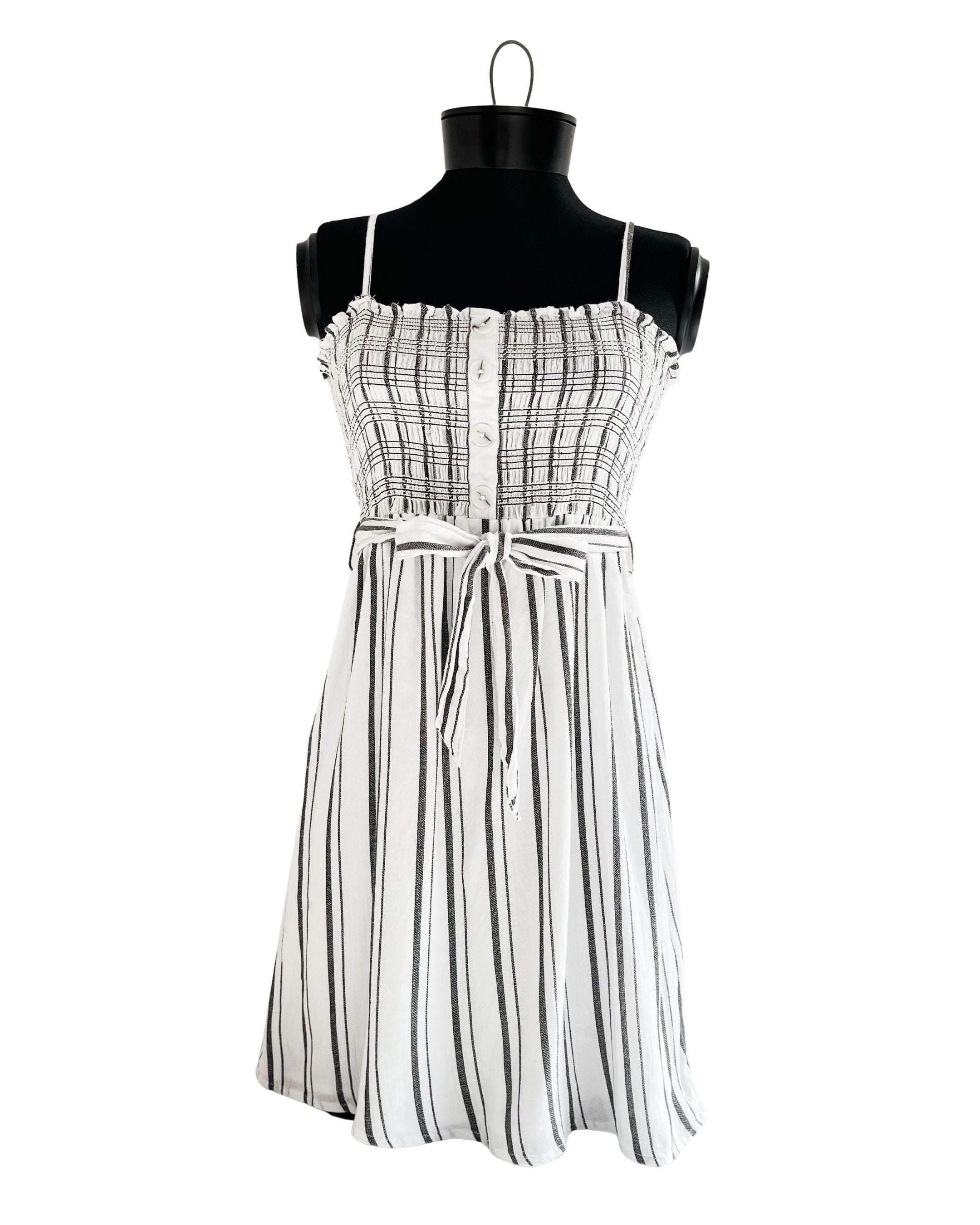 Vestido de rayas Stradivarius