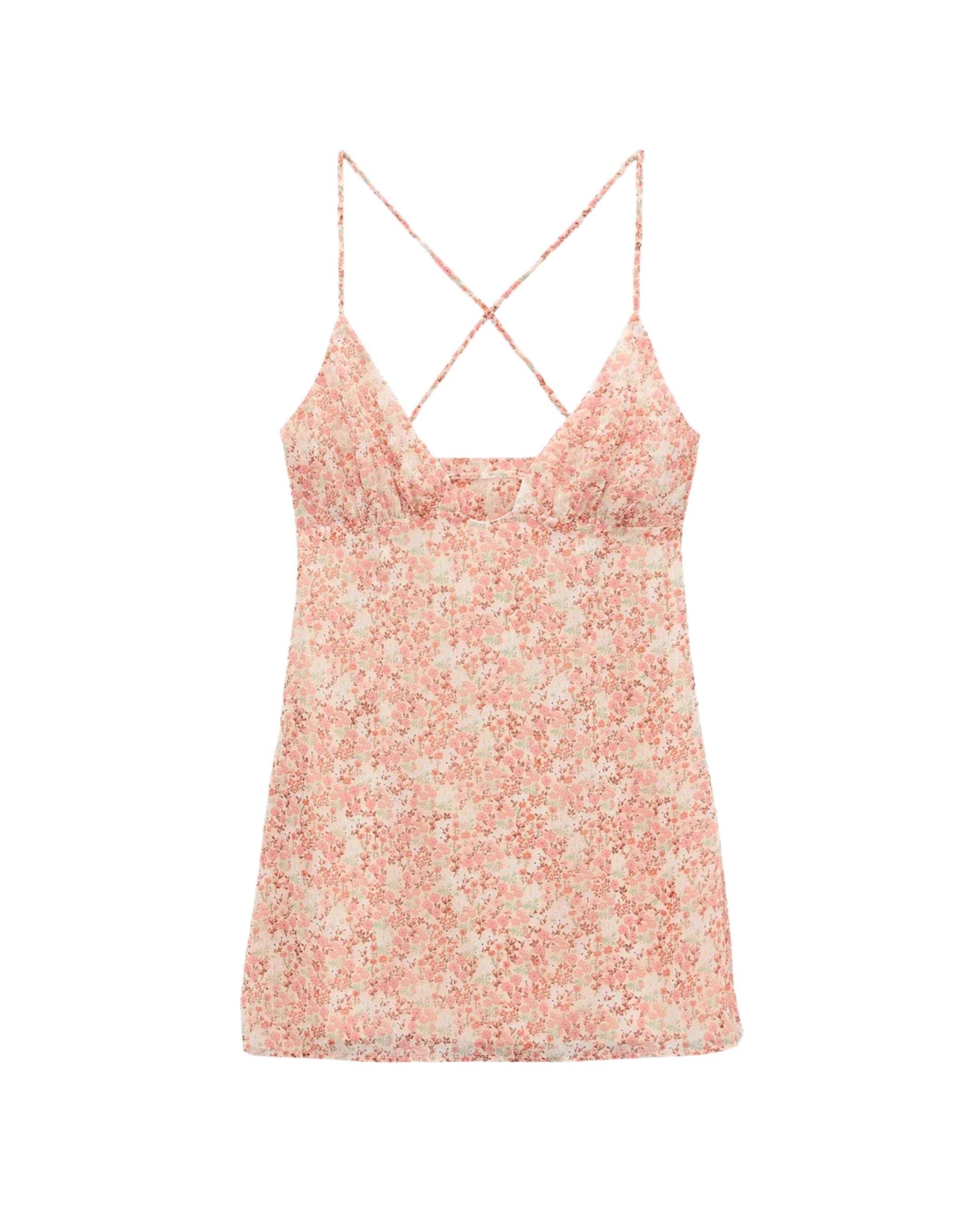 Vestido corto Zara