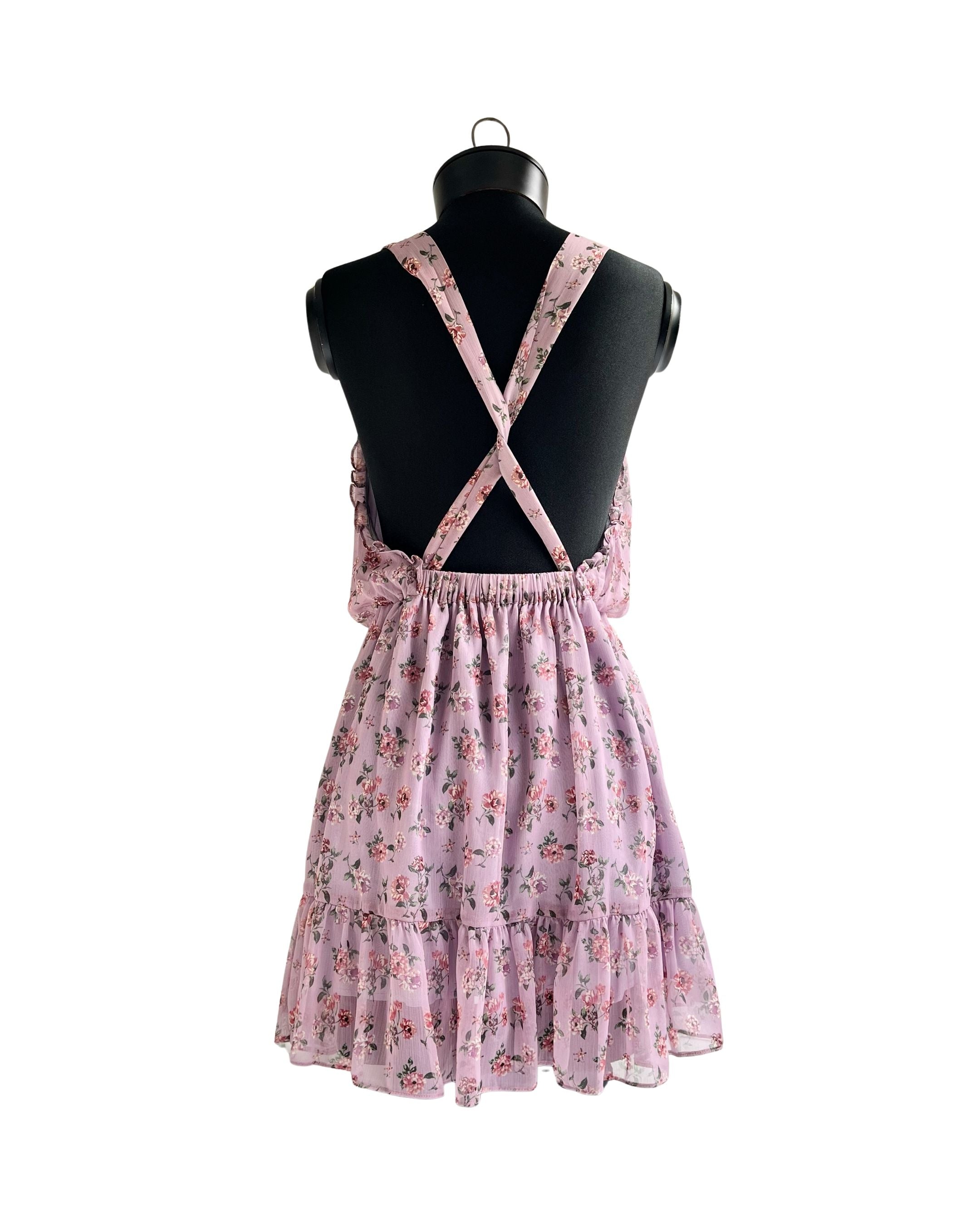 Vestido con espalda descubierta Zara